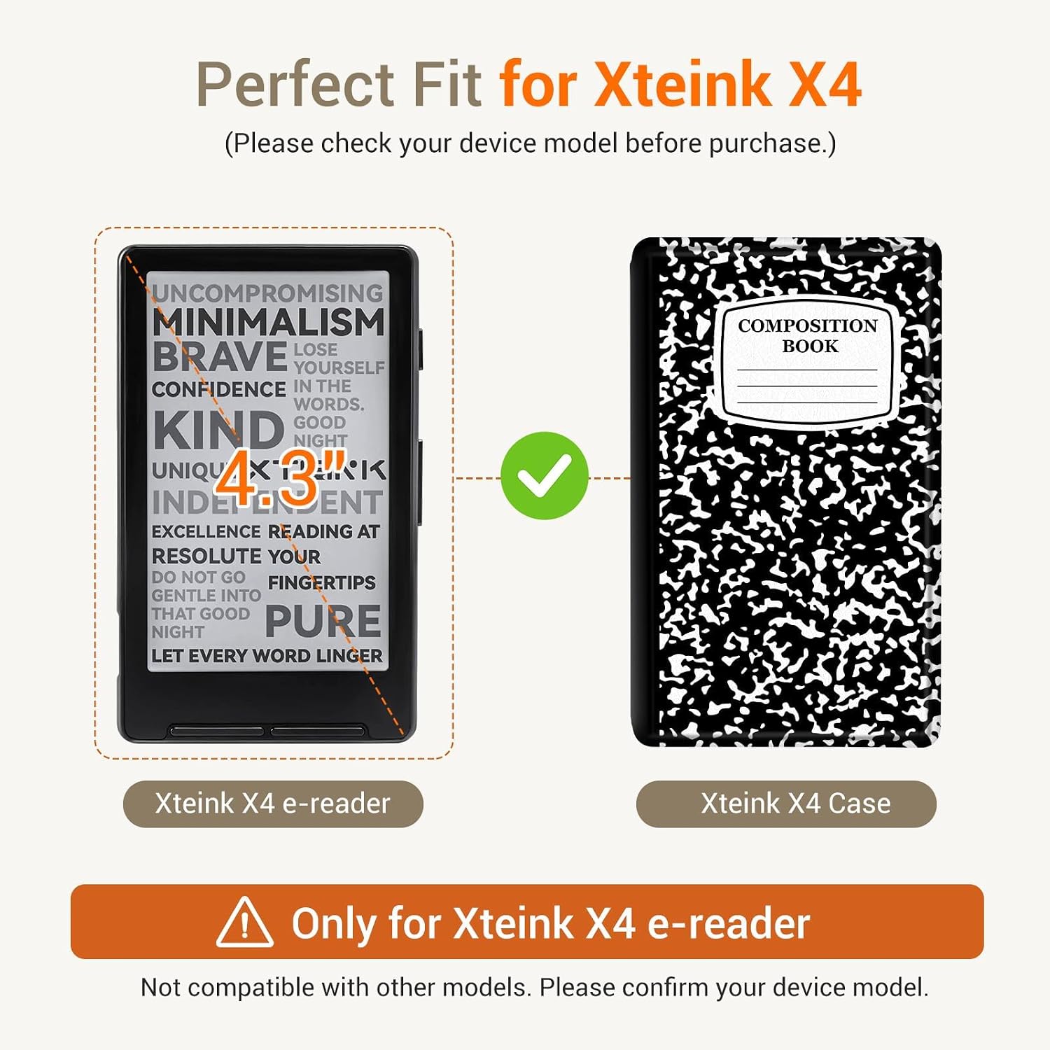 ESTUCHE COBAK MAGNETIC PARA XTEINK X4 CON DISEÑO NOTEKBOOK - 2