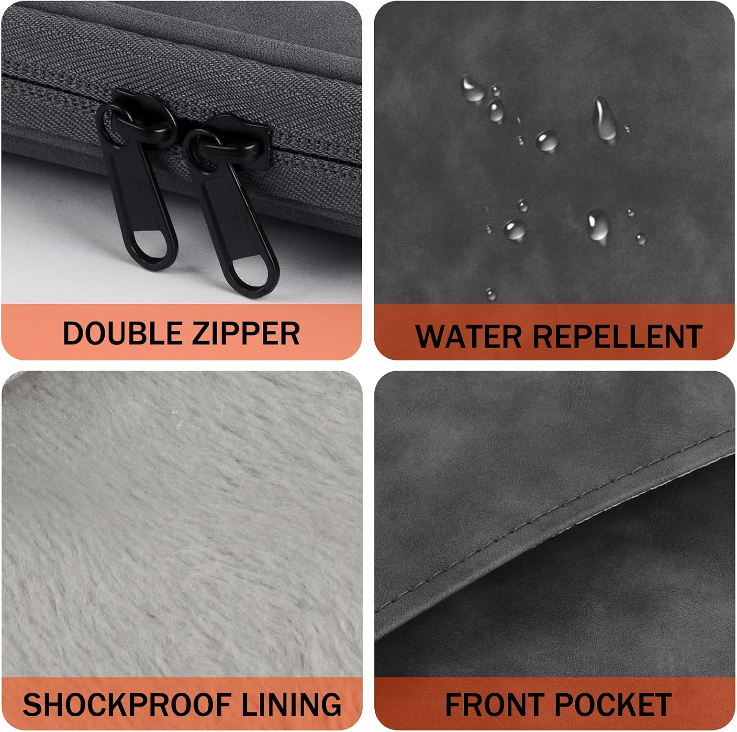 ESTUCHE UNIVERSAL HOYIXI PARA KINDLE Y EREADERS 6-6.8 PULGADAS GRIS - 5