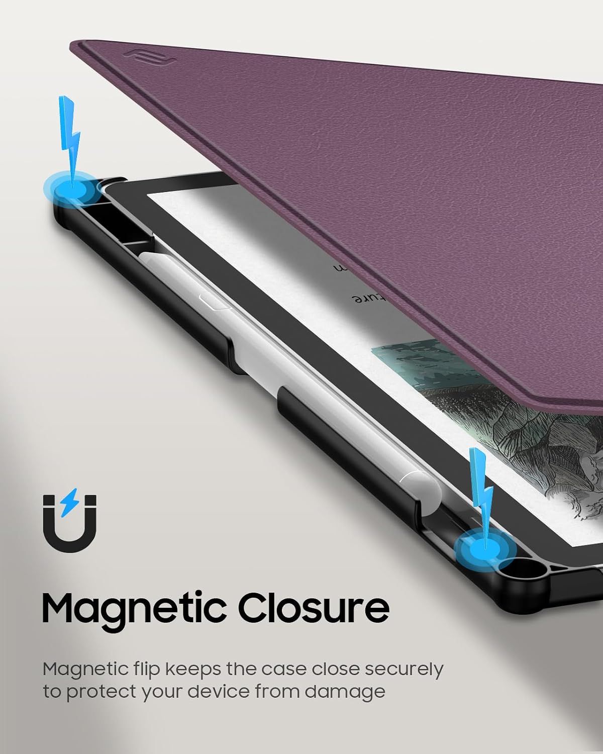 ESTUCHE FINTIE SLIM PARA KINDLE SCRIBE 11' 3RA GEN 2025 COLORSOFT MORADO - 5