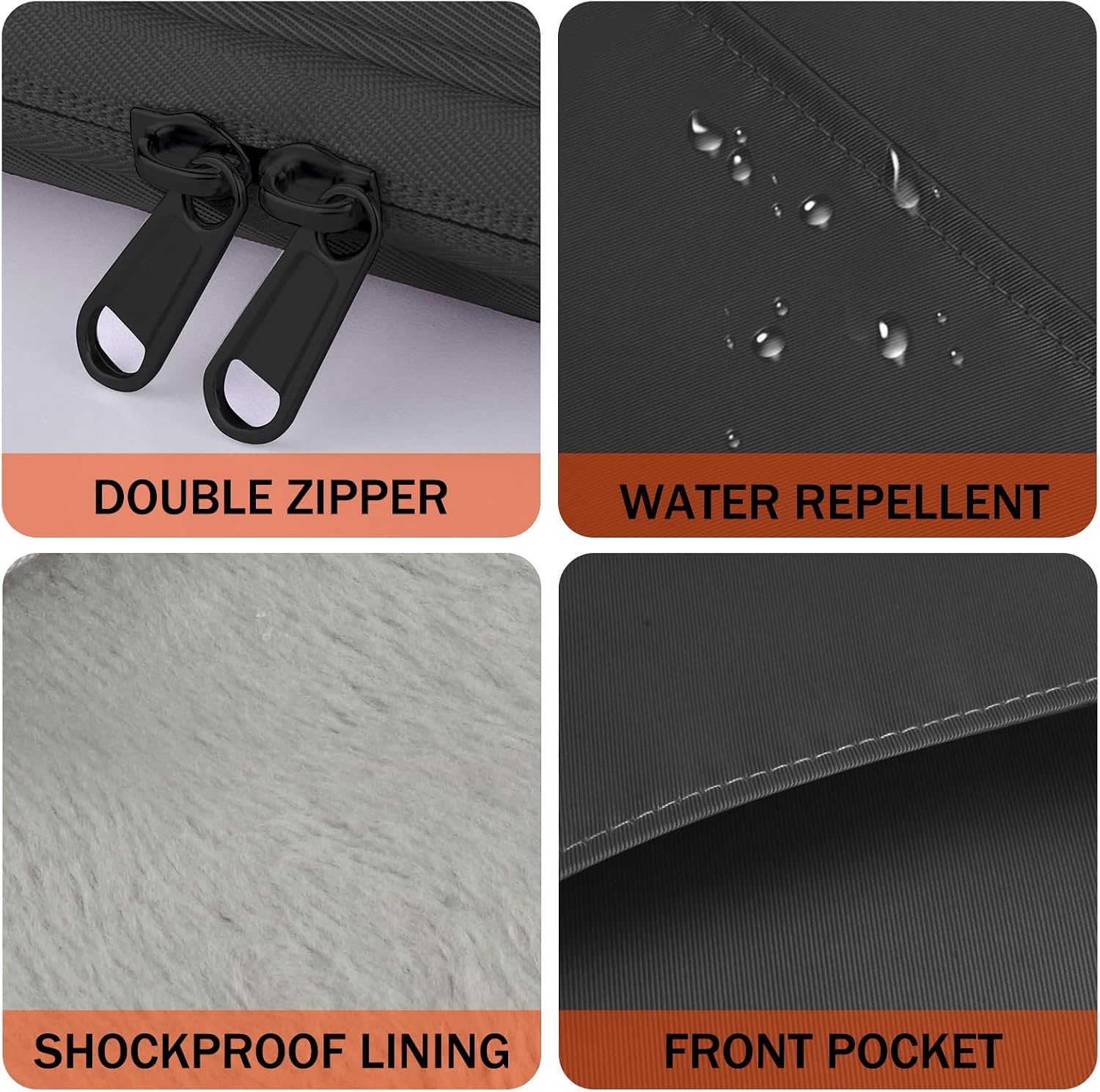 ESTUCHE UNIVERSAL HOYIXI PARA KINDLE Y EREADERS 6-6.8 PULGADAS NEGRO - 5