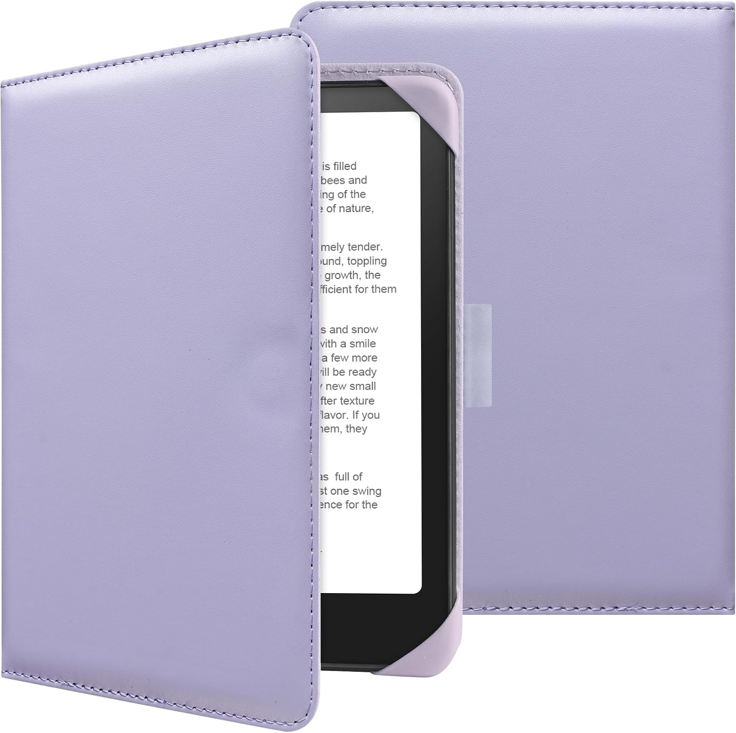 ESTUCHE UNIVERSAL PARA EREADER 6 PULGADAS HOYIXI CON RANURA PARA TARJETAS PÚRPURA - 2