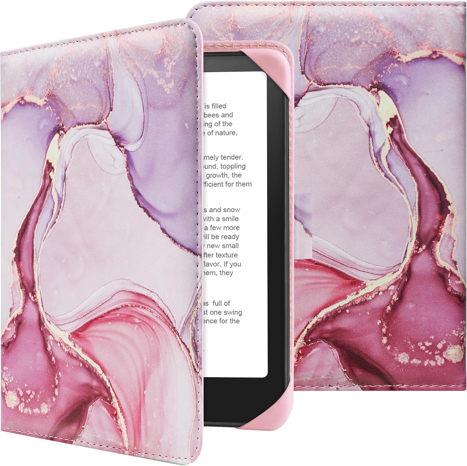 ESTUCHE UNIVERSAL PARA EREADER 6 PULGADAS HOYIXI DALI ROSADO - 2