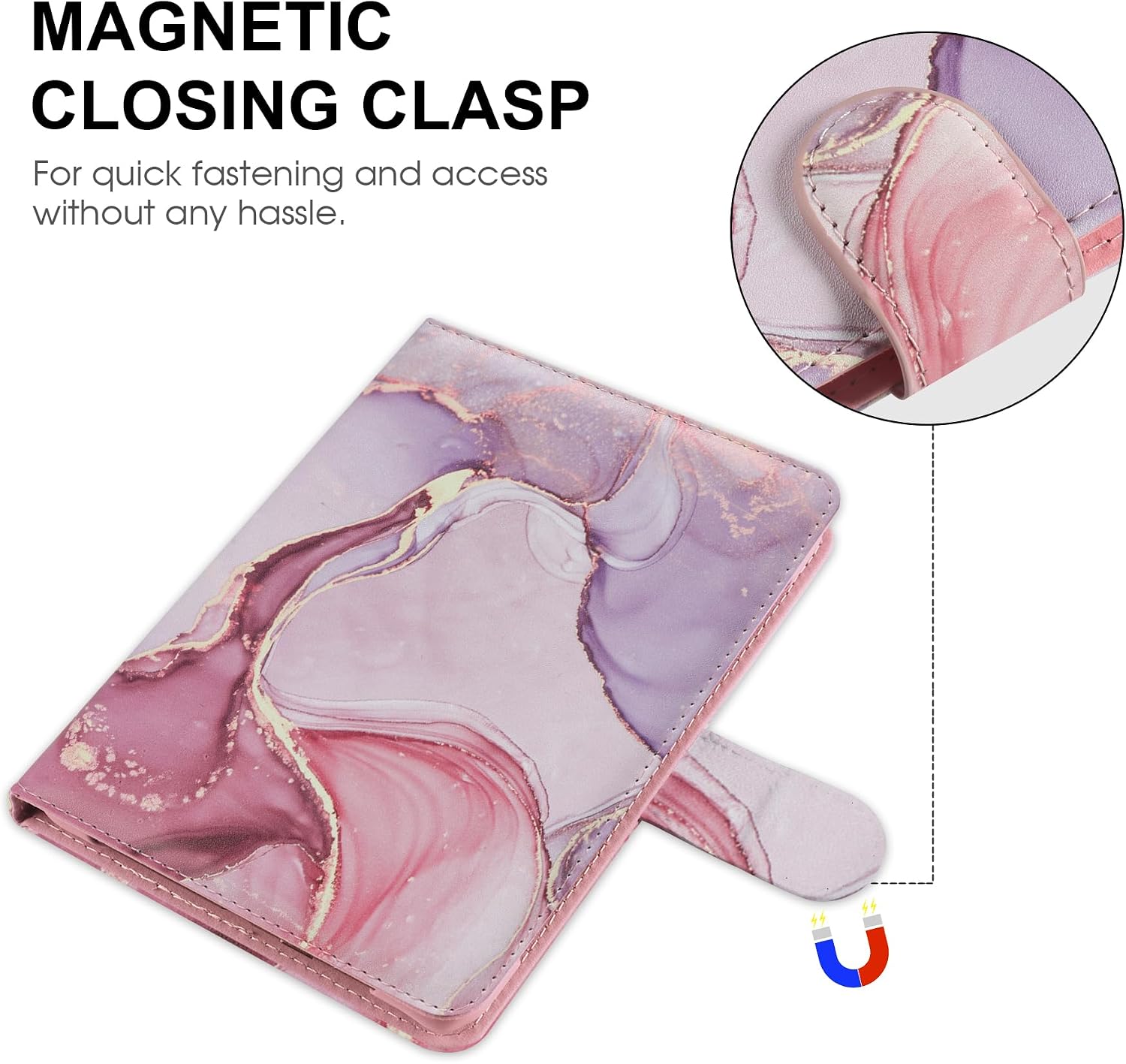 ESTUCHE UNIVERSAL PARA EREADER 6 PULGADAS HOYIXI DALI ROSADO - 4