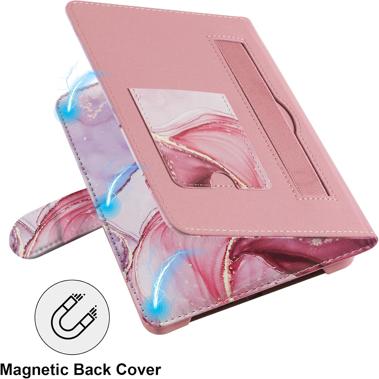 ESTUCHE UNIVERSAL PARA EREADER 6 PULGADAS HOYIXI DALI ROSADO - 5