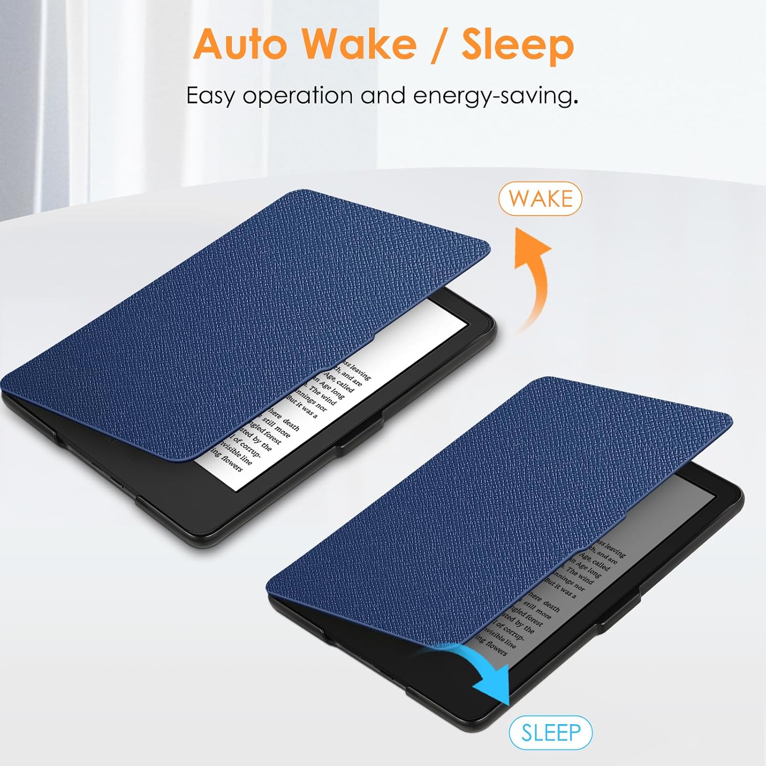 ESTUCHE FINTIE SLIMSHELL PARA KINDLE 6' 11ª GENERACIÓN 2024/2022 AZUL MARINO - 3