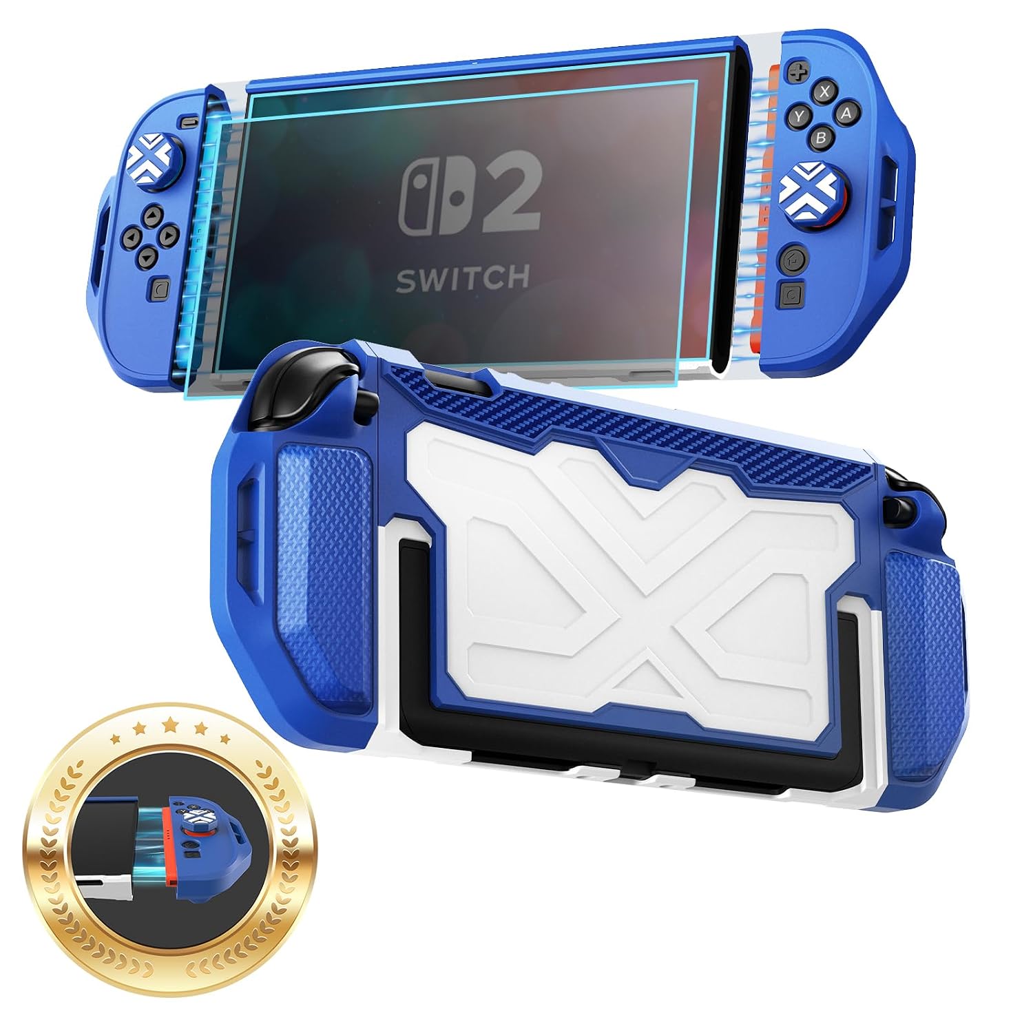 FUNDA CON AGARRE TOLADOSHOP PARA SWITCH 2 2025 AZUL - 1