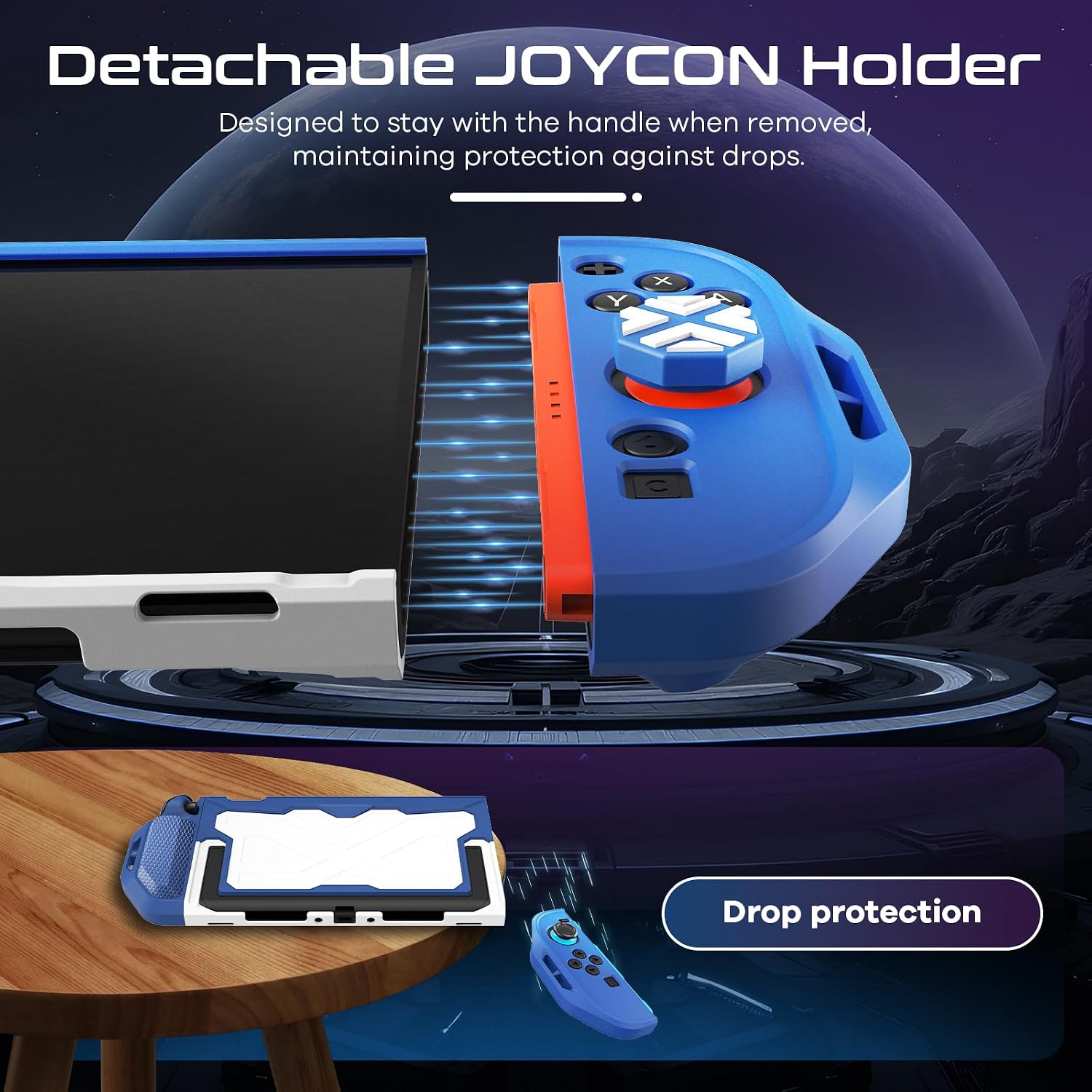 FUNDA CON AGARRE TOLADOSHOP PARA SWITCH 2 2025 AZUL - 3