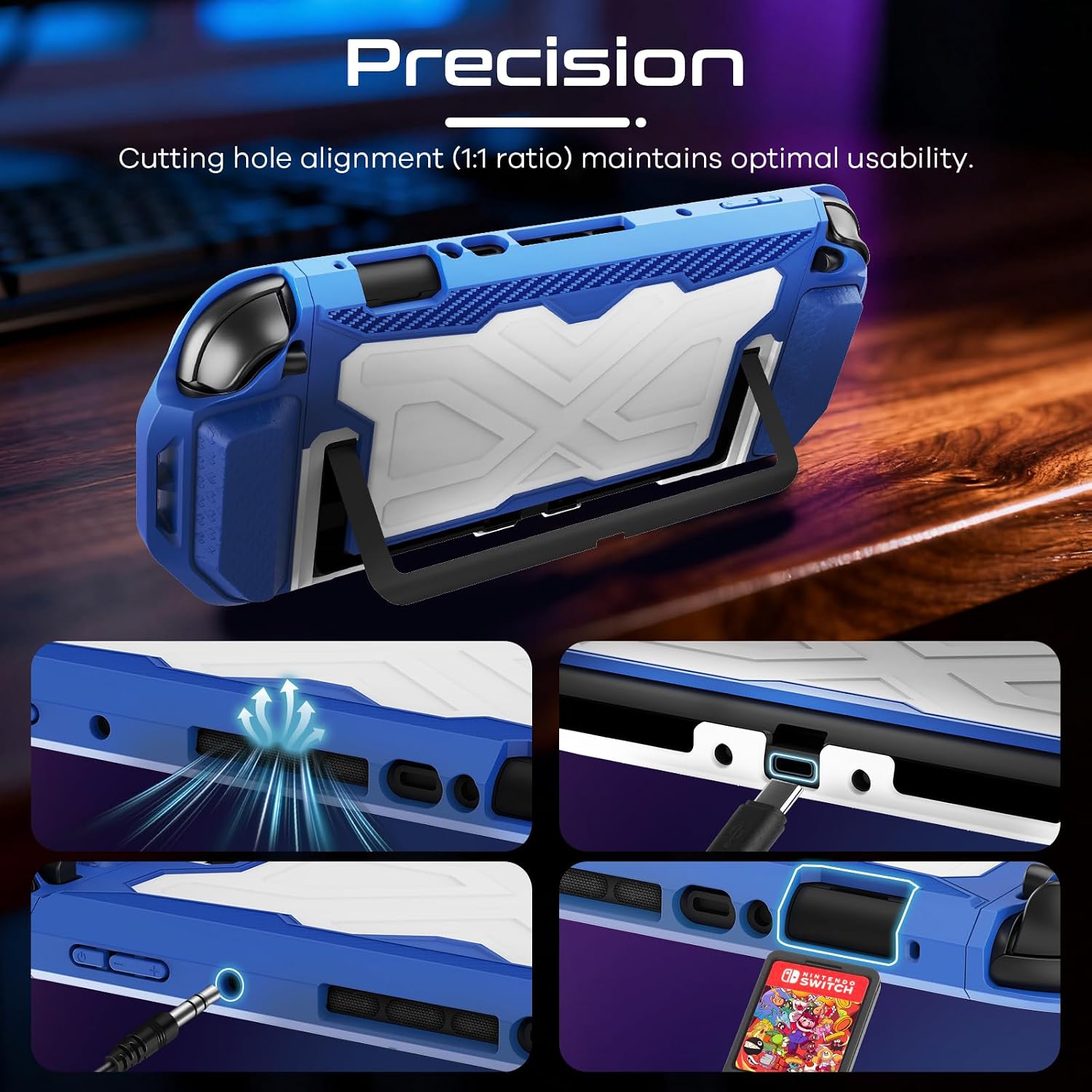 FUNDA CON AGARRE TOLADOSHOP PARA SWITCH 2 2025 AZUL - 5