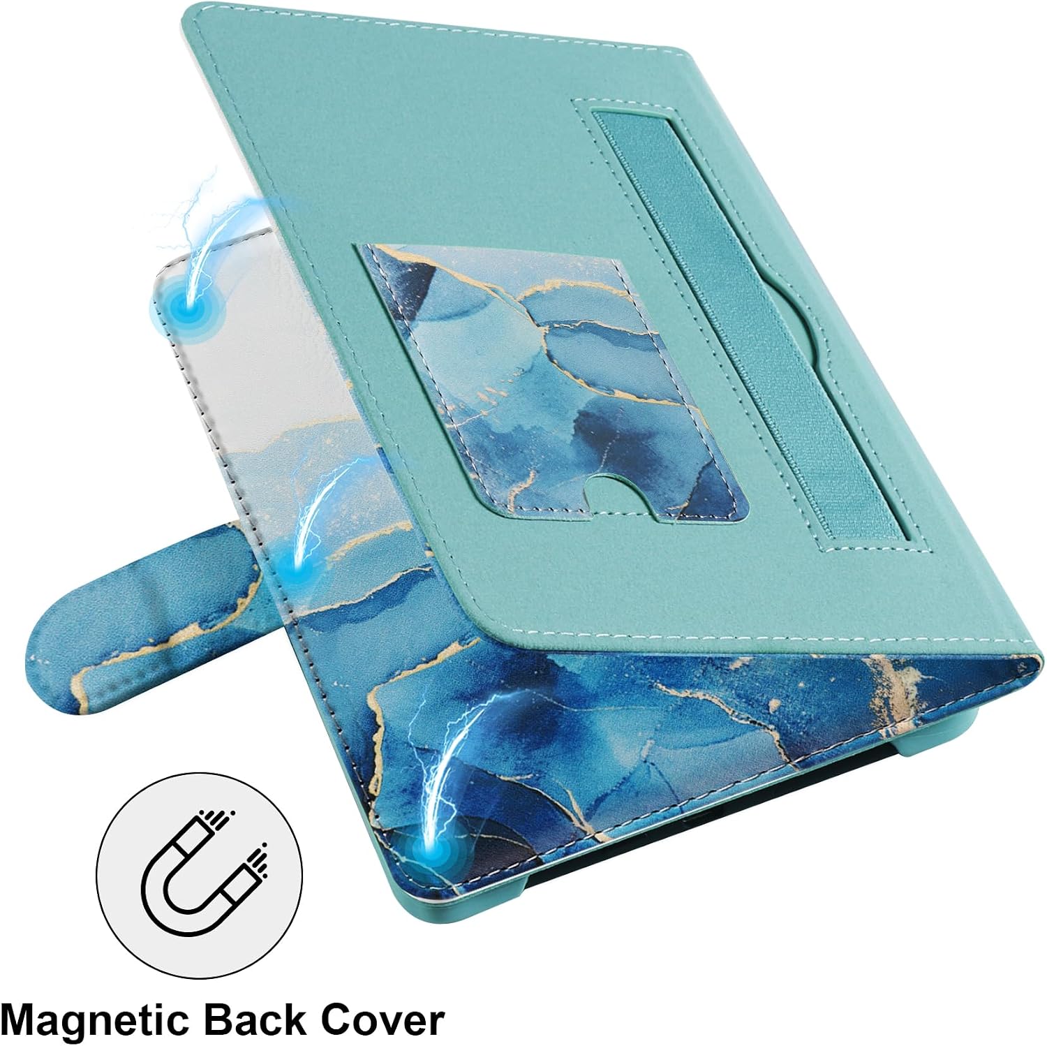 ESTUCHE UNIVERSAL PARA EREADER 6 PULGADAS HOYIXI DALI AZUL - 5
