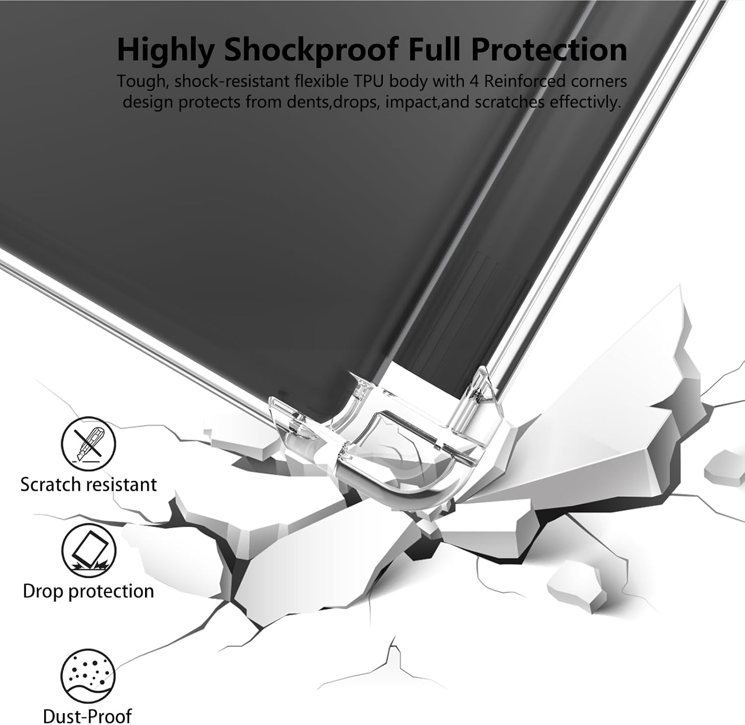 ESTUCHE AIRCAWIN PARA BIGME B751C/B751C S/B751 EPAPER 7 PULGADAS TRANSPARENTE - 3