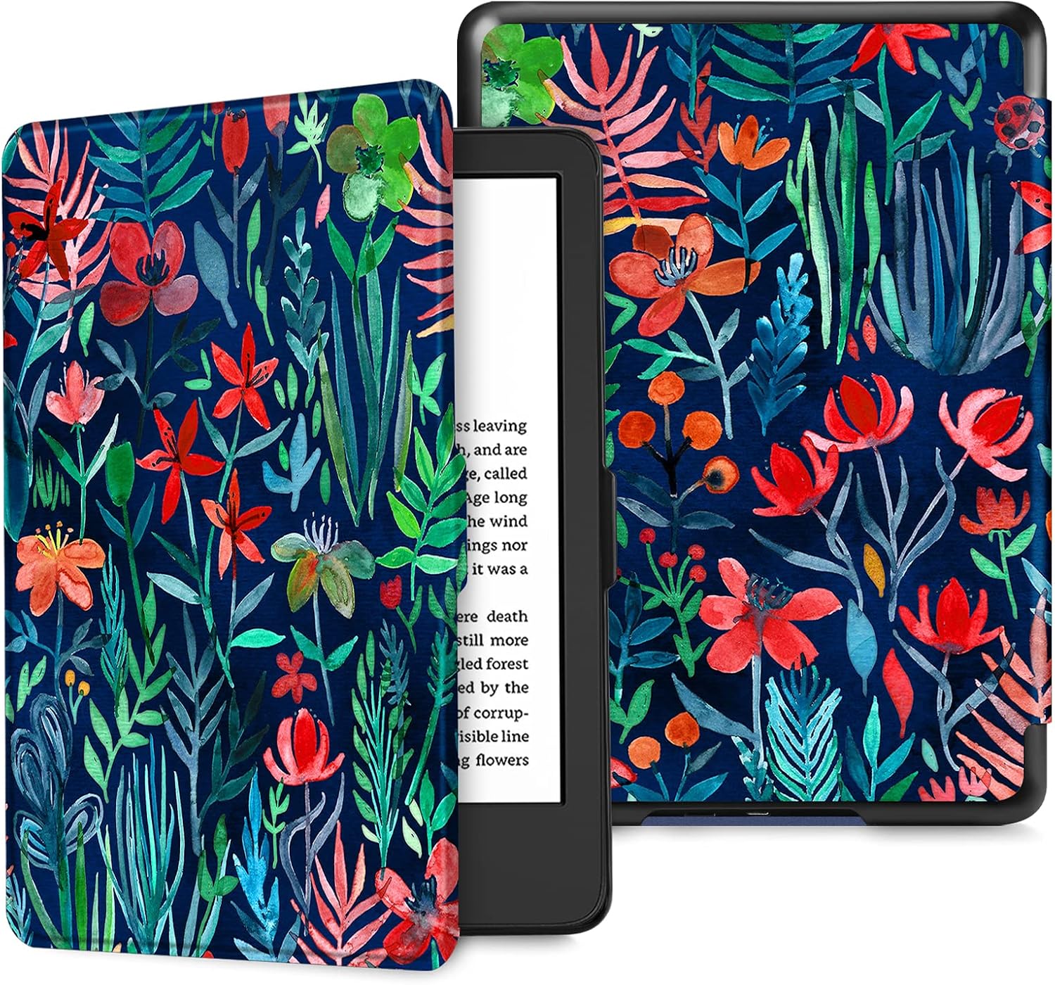 ESTUCHE FINTIE SLIMSHELL PARA KINDLE 6' 11ª GENERACIÓN 2024/2022 JUNGLE NIGHT - 1