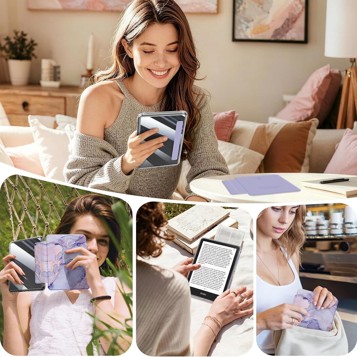 ESTUCHE FINTIE DESMONTABLE PARA KINDLE PAPERWHITE 12ª GEN 2024 Y KINDLE COLORSOFT - 4