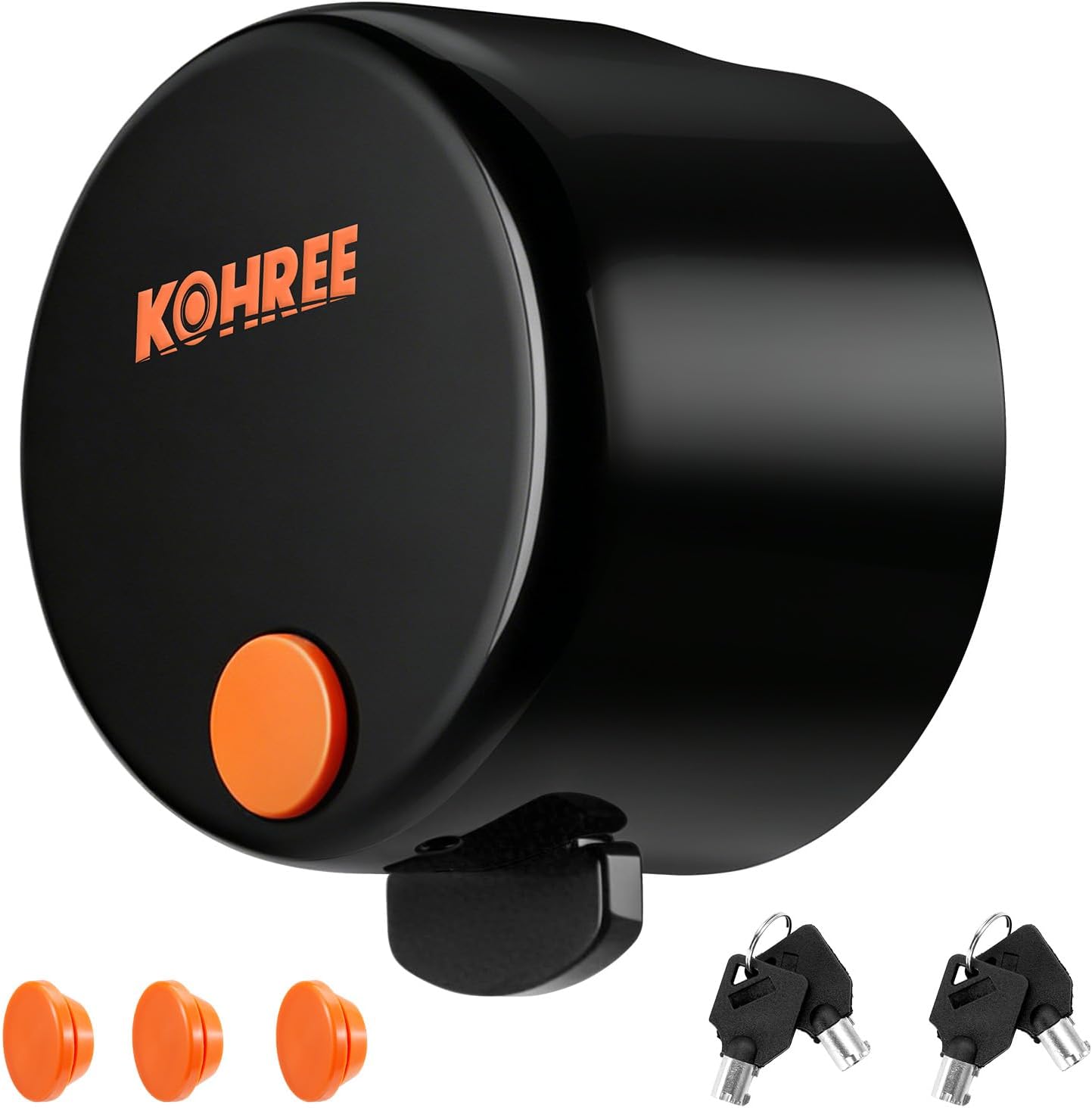 CANDADO PARA ENGANCHE DE REMOLQUE KOHREE 2-5/16' Y 2' ANTIRROBO - 1