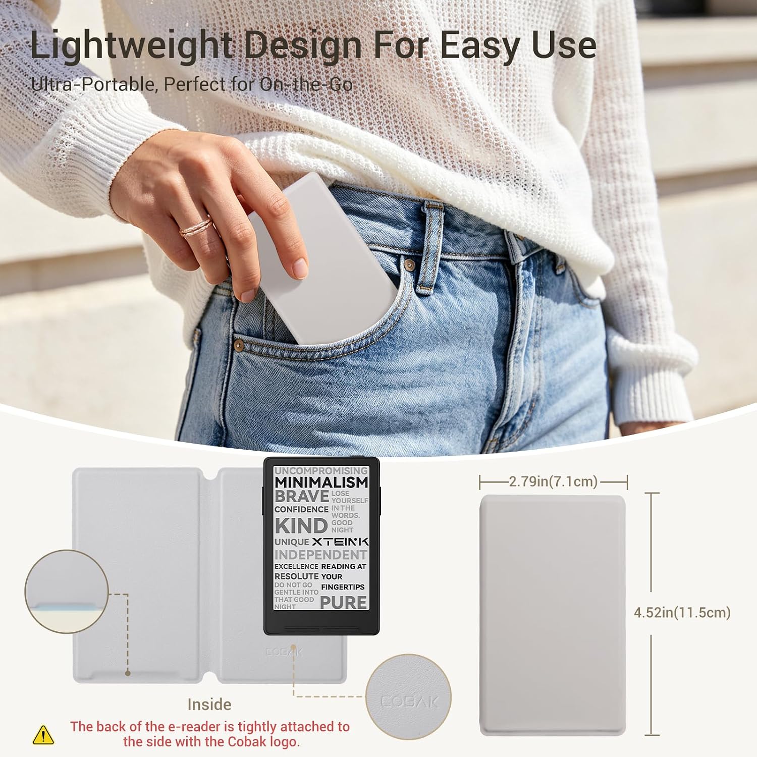 ESTUCHE COBAK MAGNETIC PARA XTEINK X4 GRIS - 3