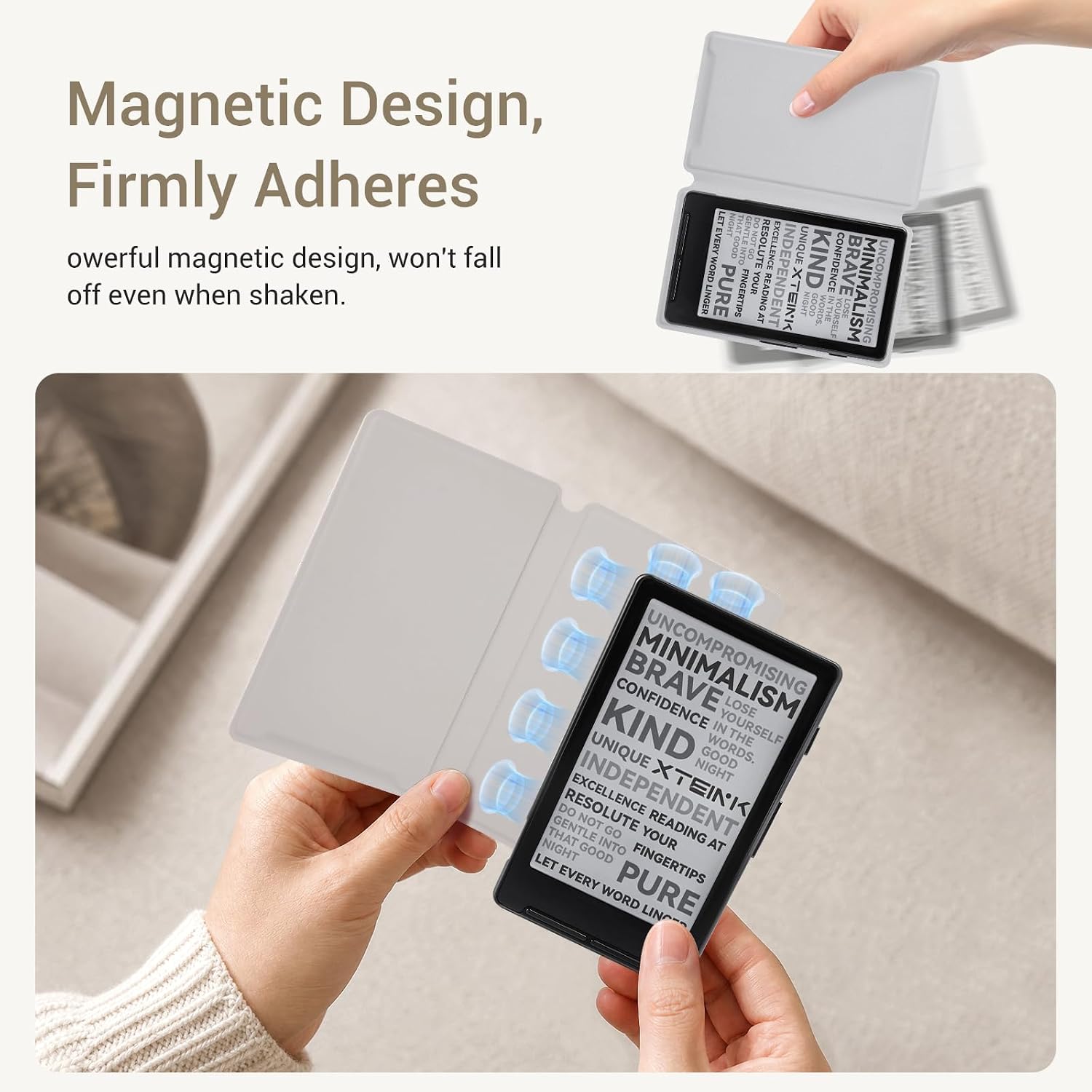 ESTUCHE COBAK MAGNETIC PARA XTEINK X4 GRIS - 4