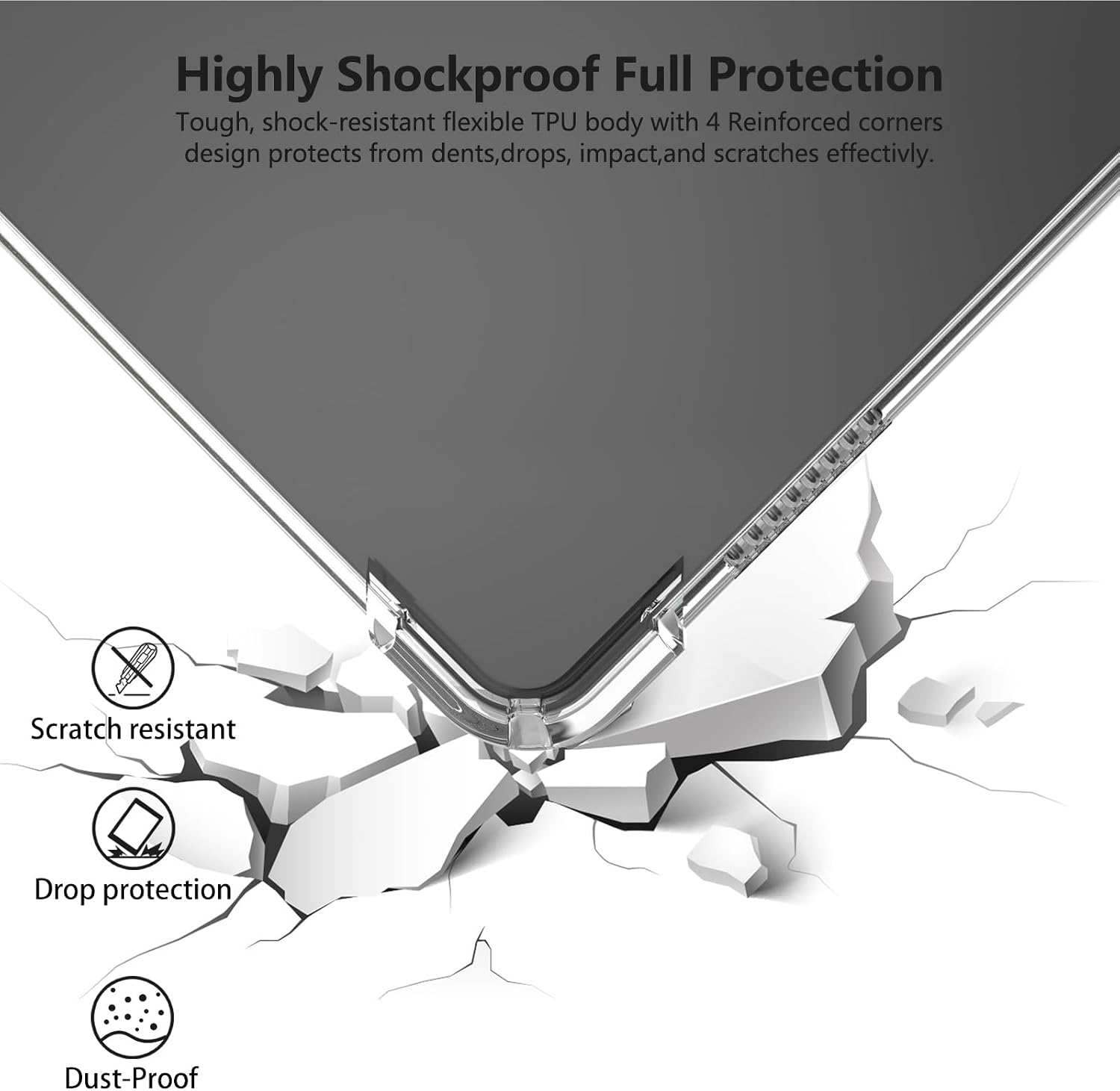 ESTUCHE AIRCAWIN PARA BIGME B7 PRO 7 PULGADAS TRANSPARENTE - 3