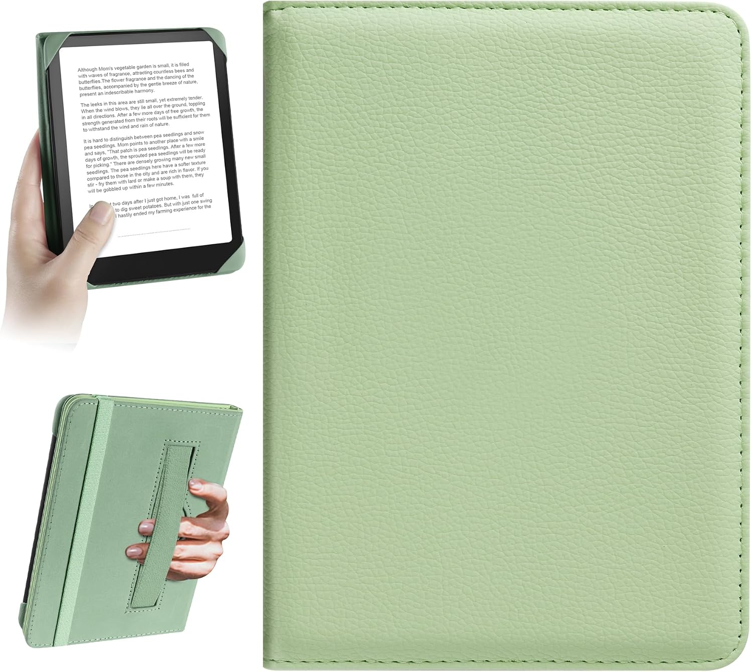 ESTUCHE UNIVERSAL PARA EREADER 6 PULGADAS HOYIXI VERDE - 1