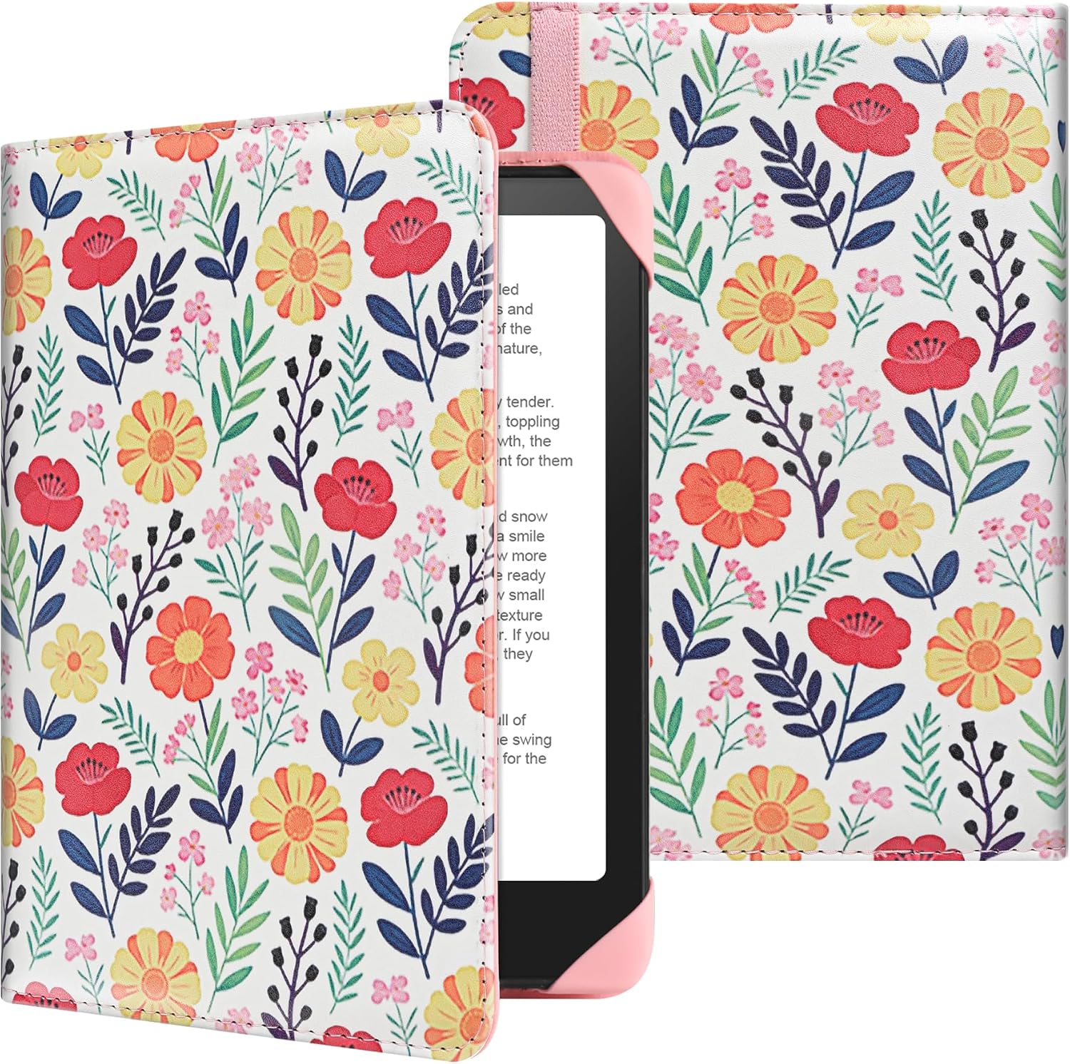 ESTUCHE UNIVERSAL PARA EREADER 6 PULGADAS HOYIXI FLORES 2 - 2