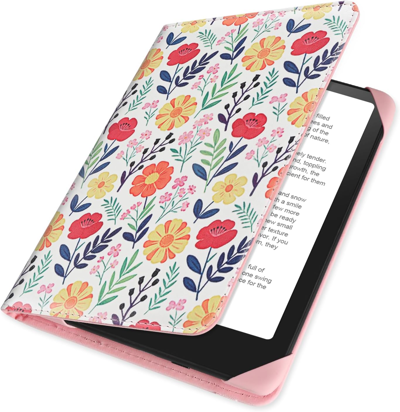 ESTUCHE UNIVERSAL PARA EREADER 6 PULGADAS HOYIXI FLORES 2 - 3
