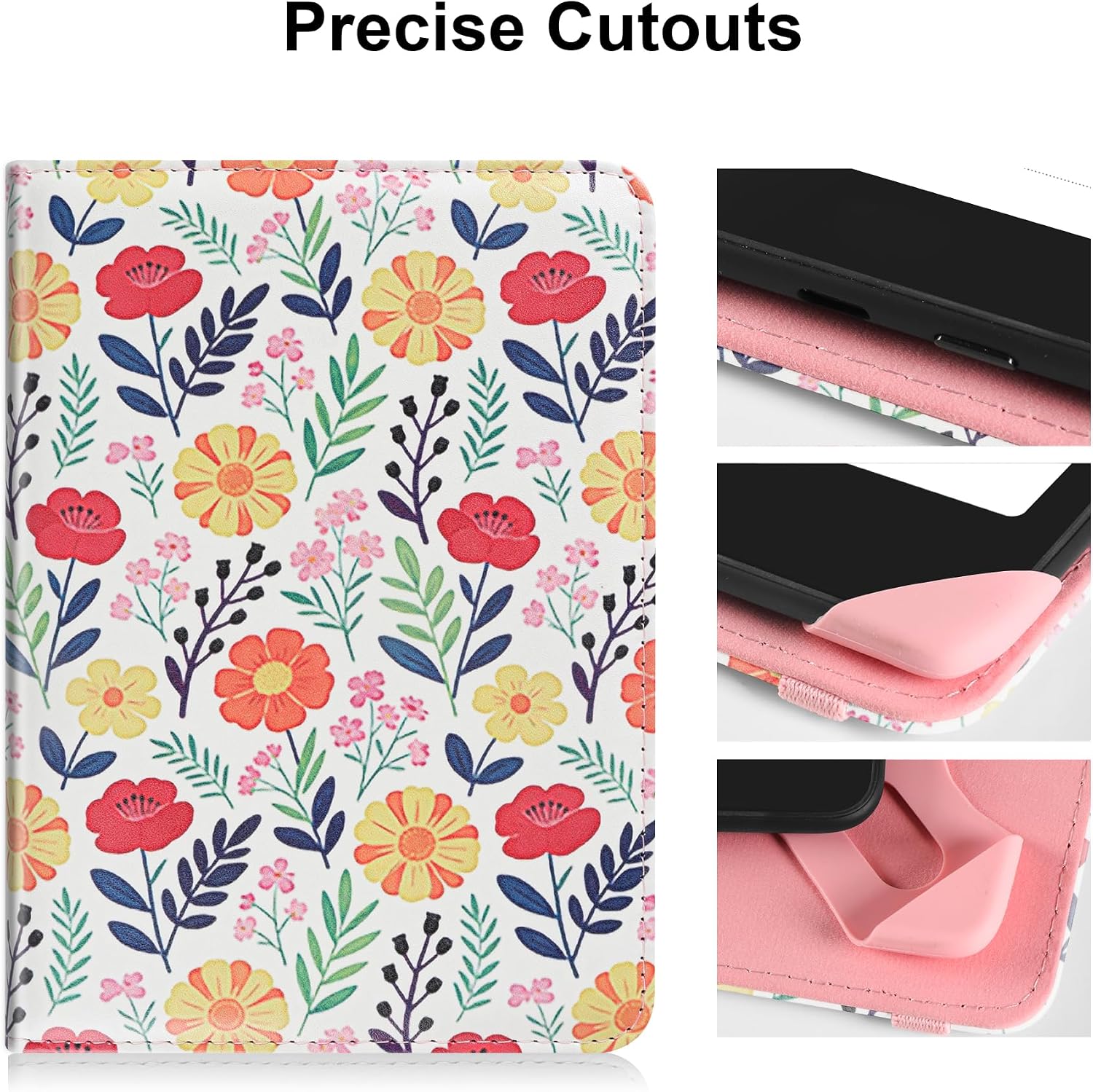 ESTUCHE UNIVERSAL PARA EREADER 6 PULGADAS HOYIXI FLORES 2 - 5