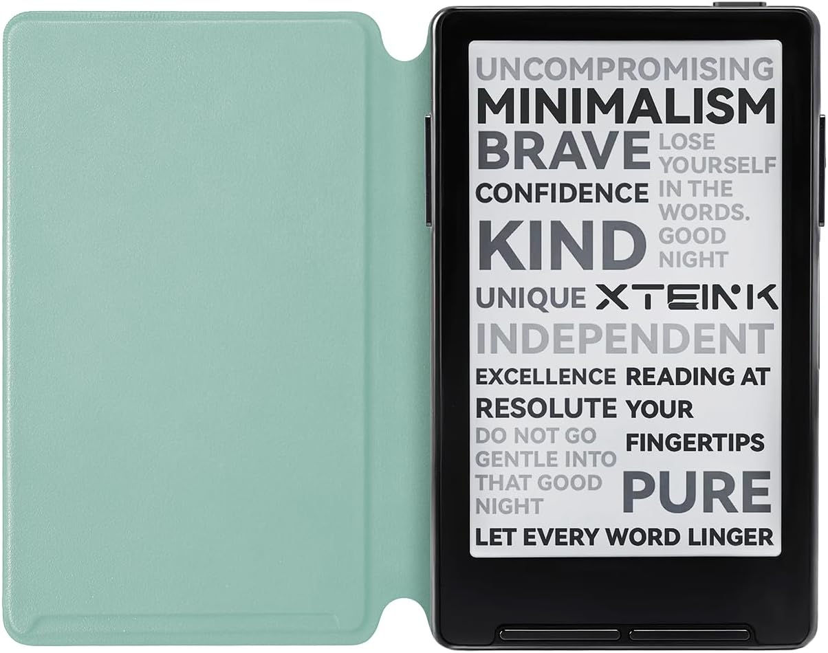 ESTUCHE XTEINK X3 SLIM MAGNÉTICO PARA LECTOR XTEINK X3 VERDE MENTA - 1