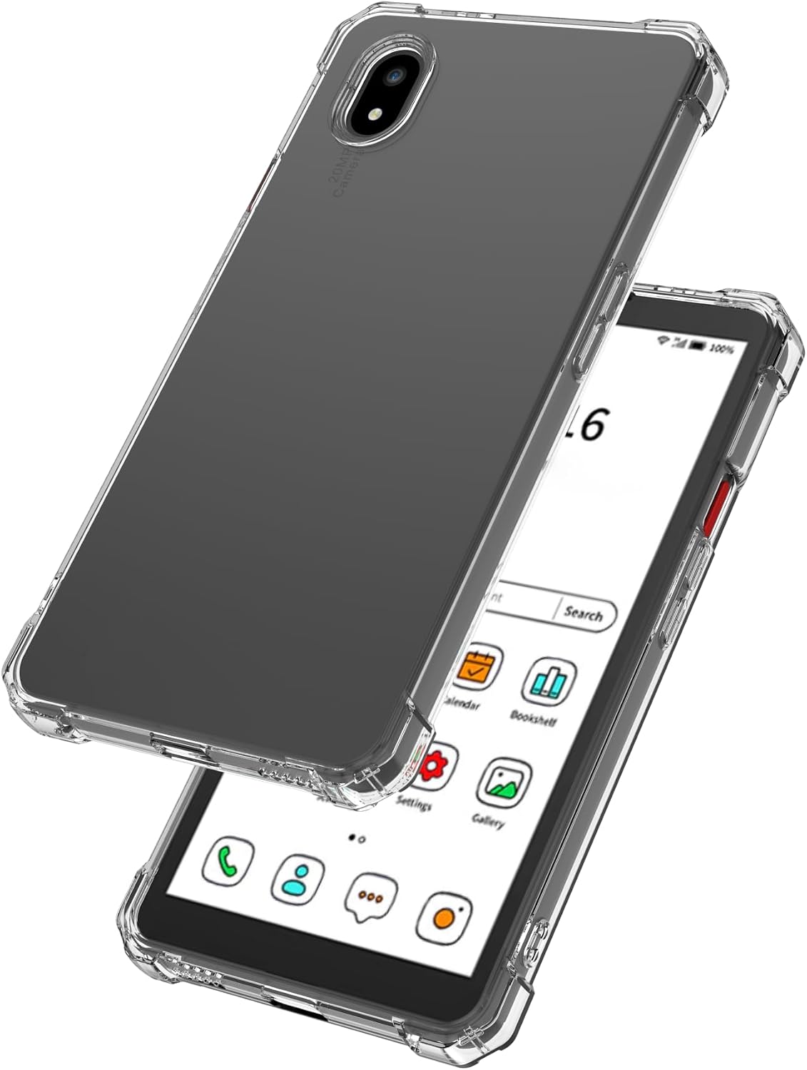 ESTUCHE AIRCAWIN PARA LECTOR BIGME HIBREAK PRO 6.13' TRANSPARENTE - 1