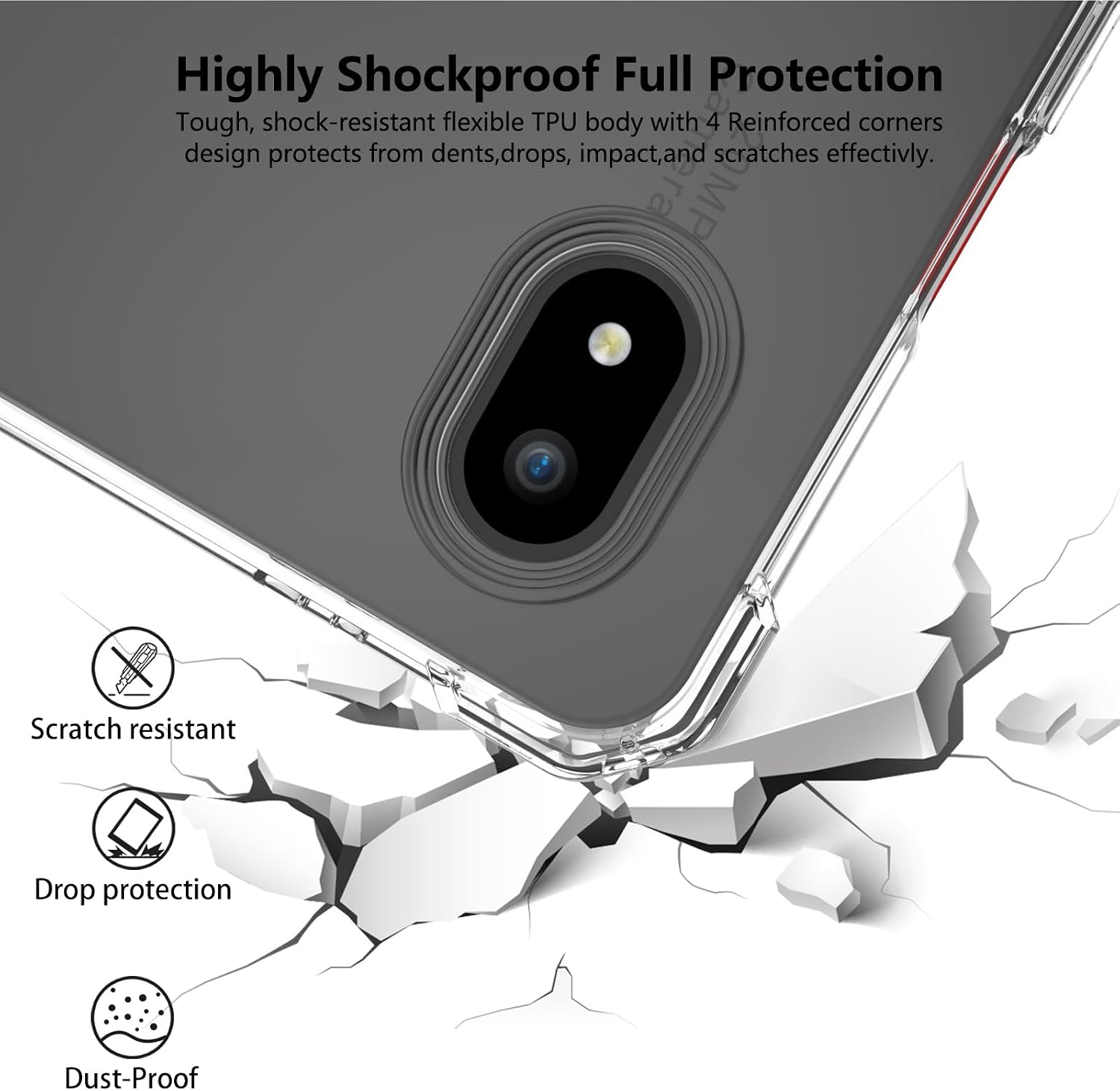 ESTUCHE AIRCAWIN PARA LECTOR BIGME HIBREAK PRO 6.13' TRANSPARENTE - 3
