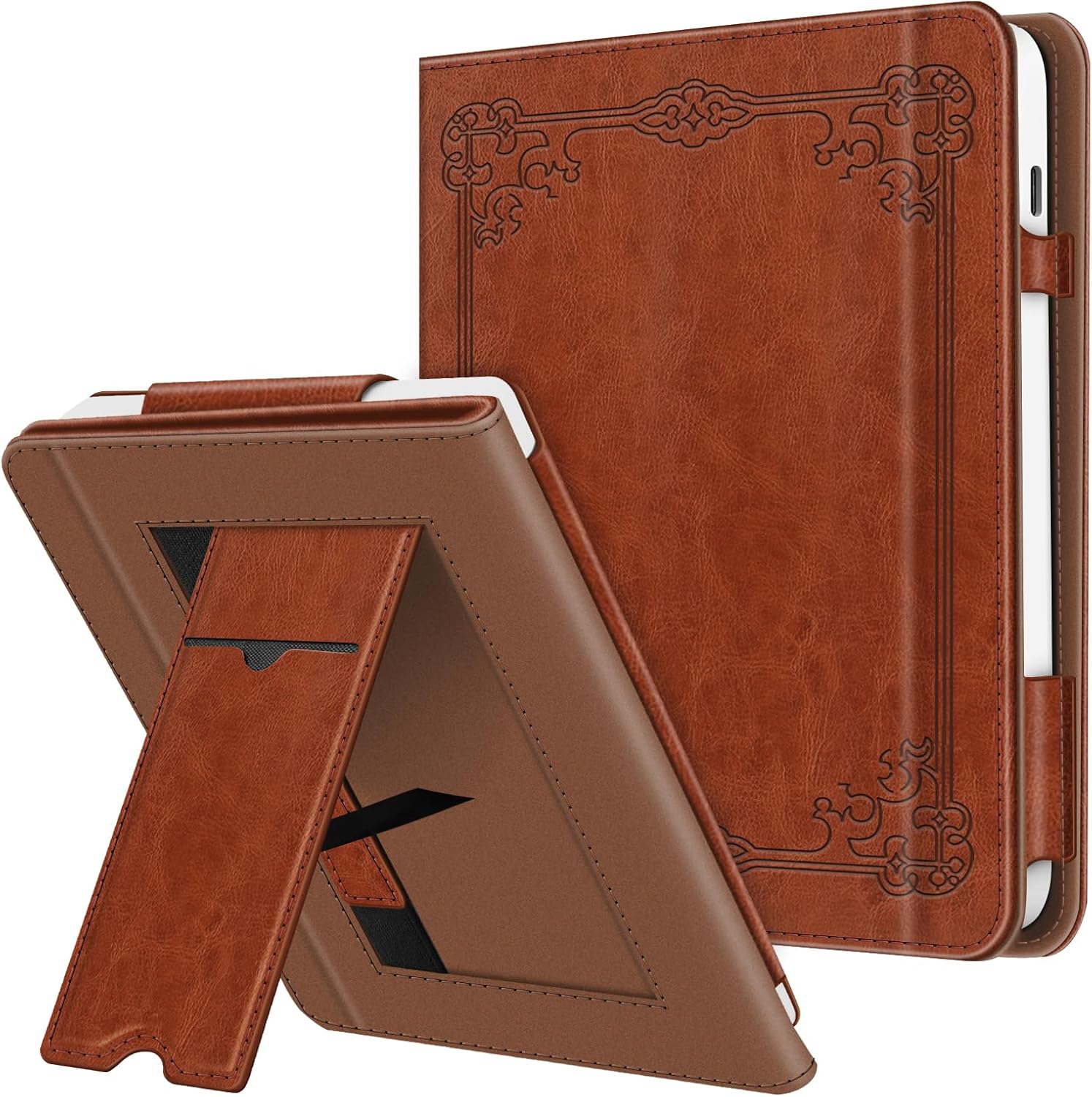 ESTUCHE FINTIE PARA KOBO LIBRA COLOUR Y LIBRA 2 7' MARRÓN VINTAGE - 1