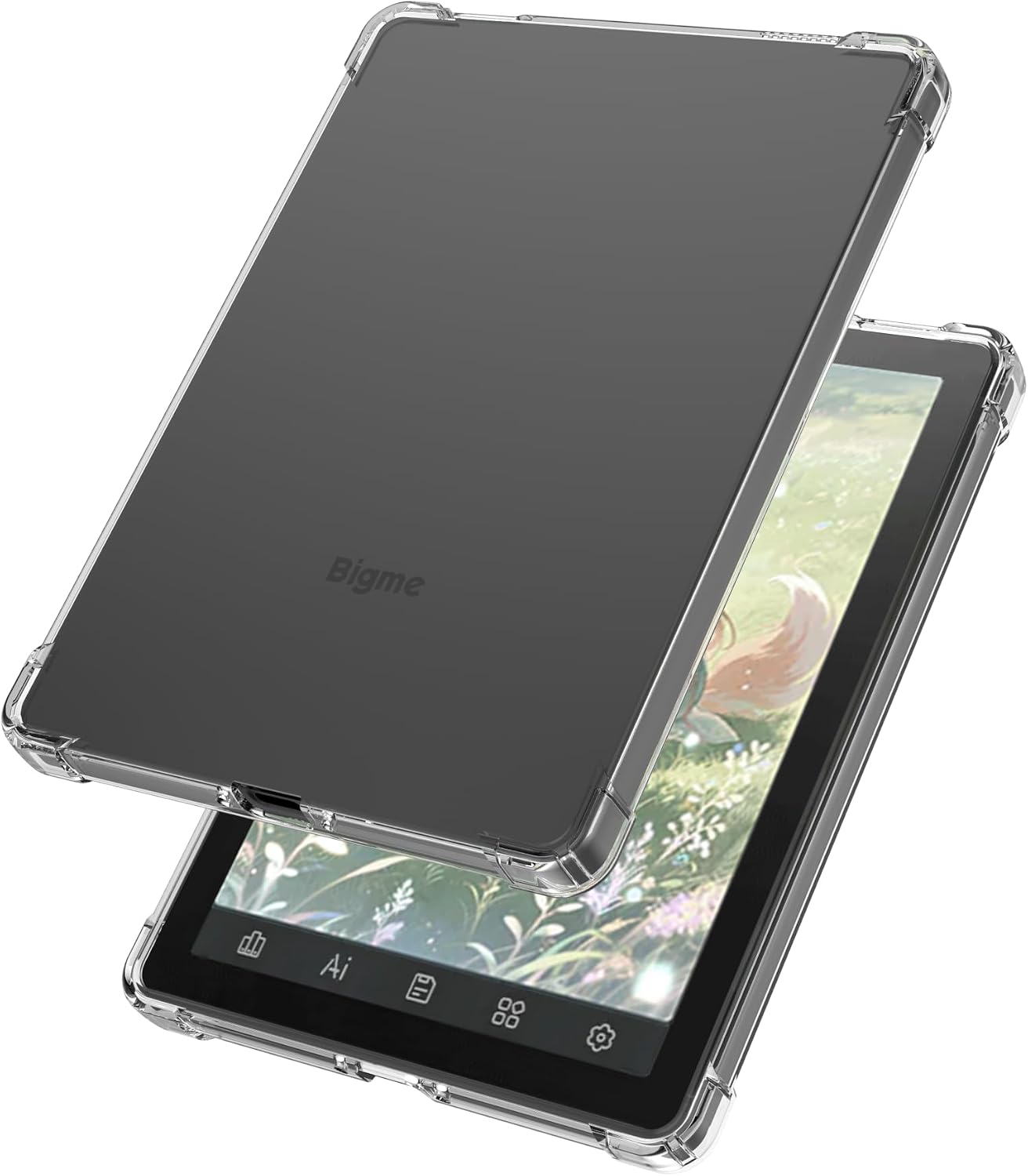 ESTUCHE AIRCAWIN PARA BIGME B6 COLOR Y B6 B/W 6 PULGADAS TRANSPARENTE - 1