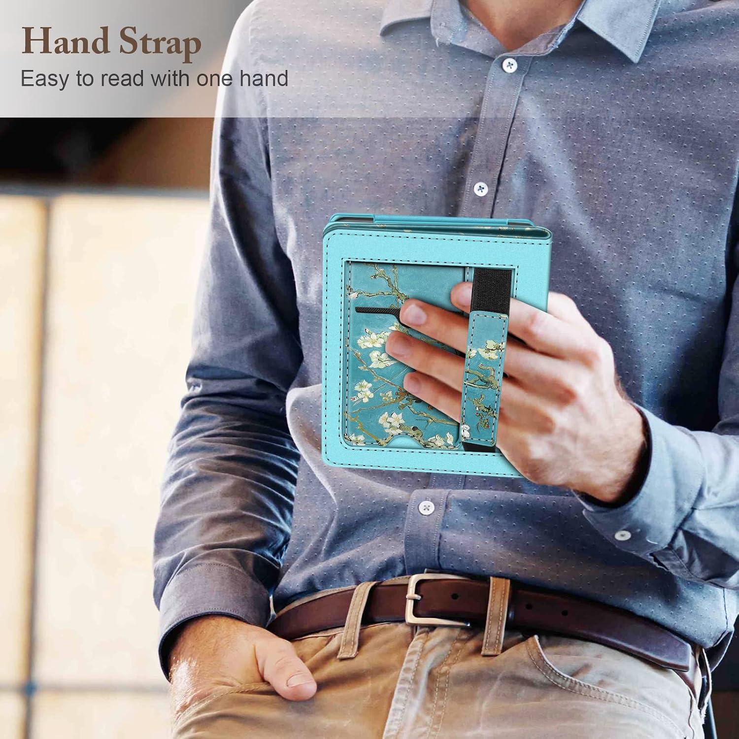 ESTUCHE FINTIE STAND CASE PARA KOBO CLARA 6' BLOSSOM - 5