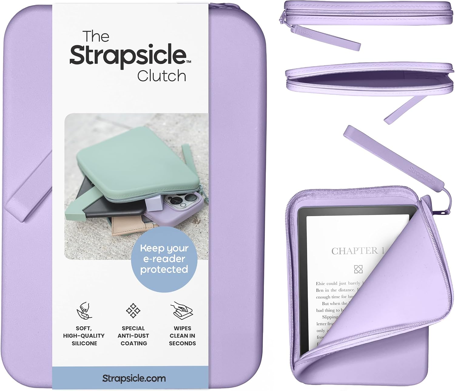 FUNDA DE SILICONA STRAPSICLE CANDY CRUSH PARA E-READER - 2