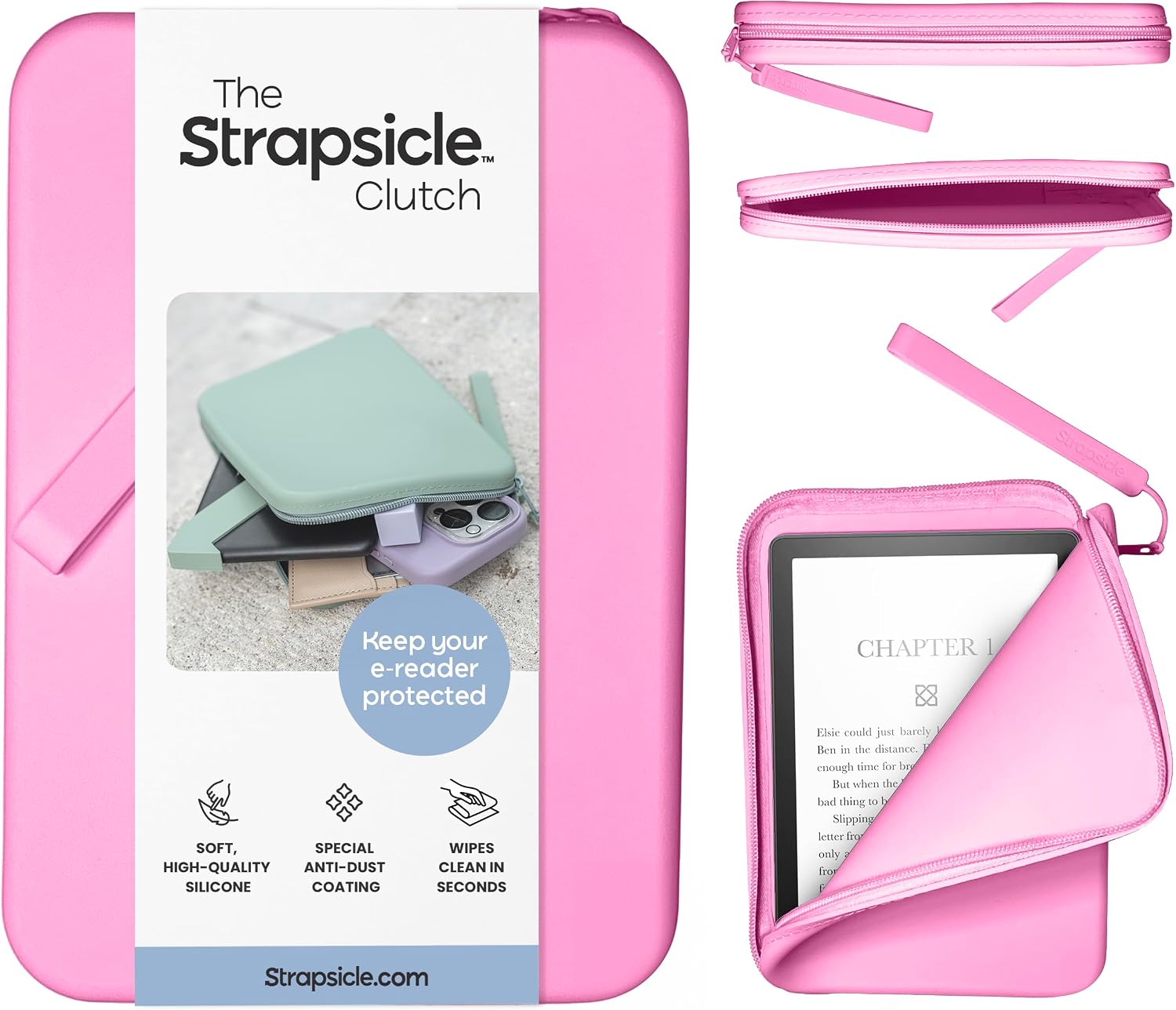 FUNDA DE SILICONA STRAPSICLE CANDY CRUSH PARA E-READER - 5
