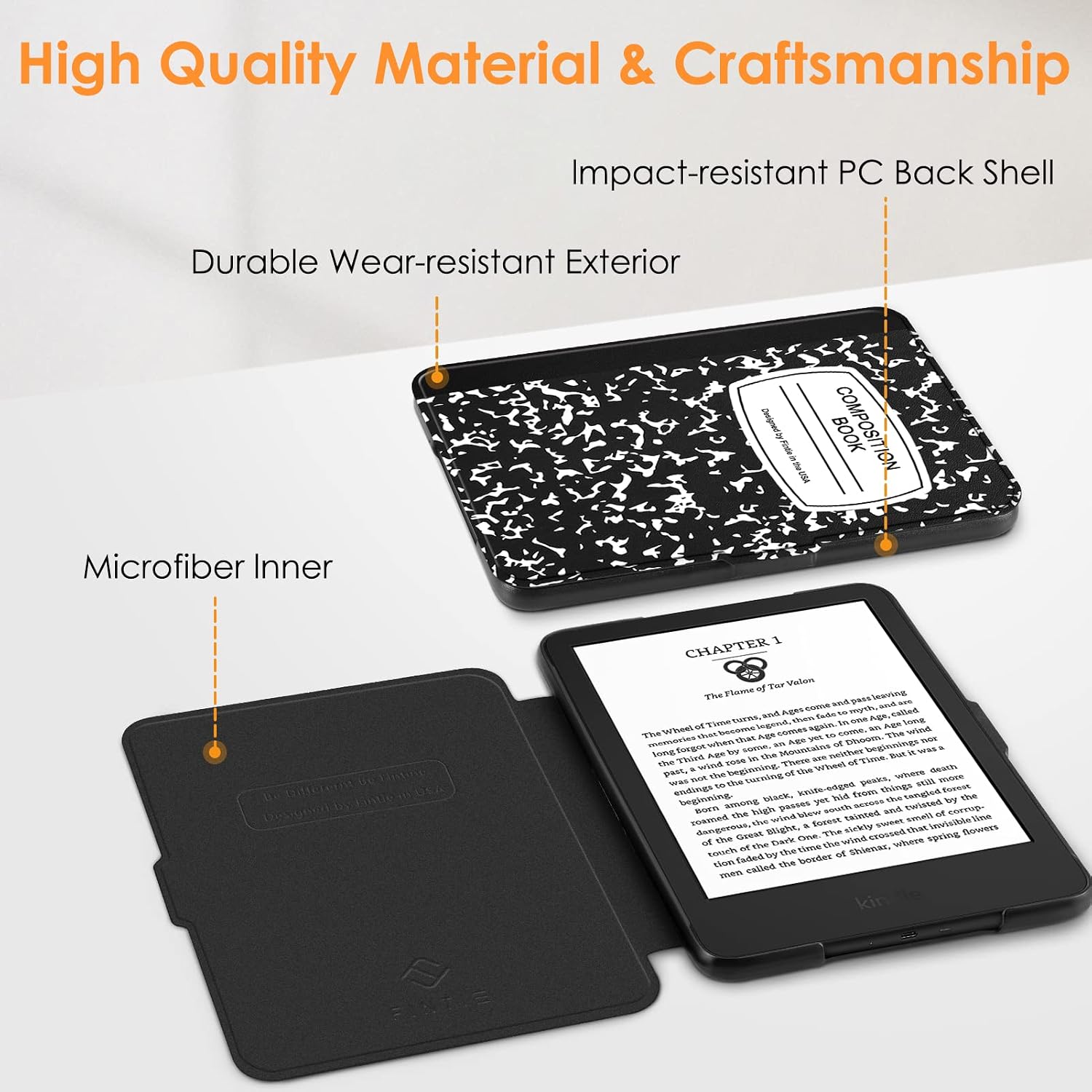 ESTUCHE FINTIE SLIMSHELL PARA KINDLE 6' 11ª GENERACIÓN 2024/2022 - 5