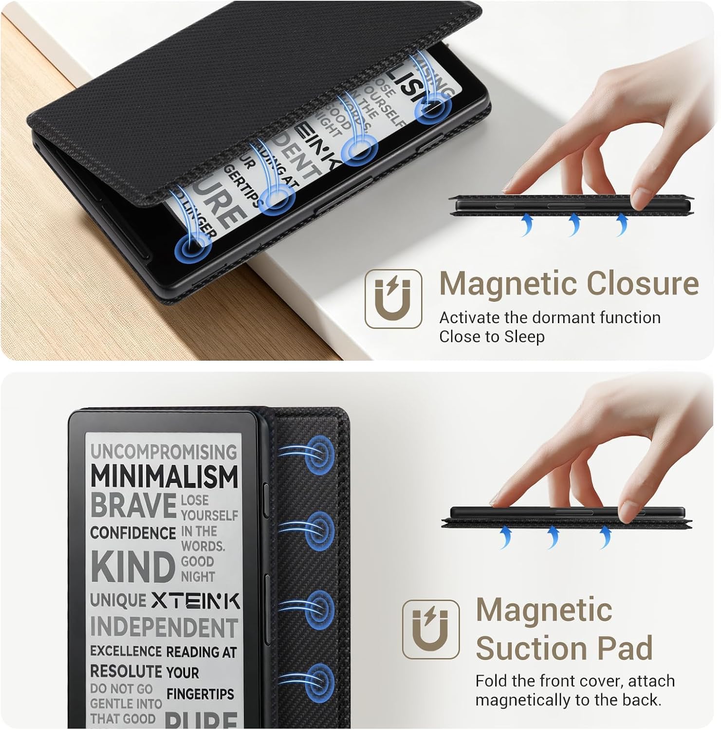 ESTUCHE COBAK MAGNETIC PARA XTEINK X4 NEGRO CLARO - 5
