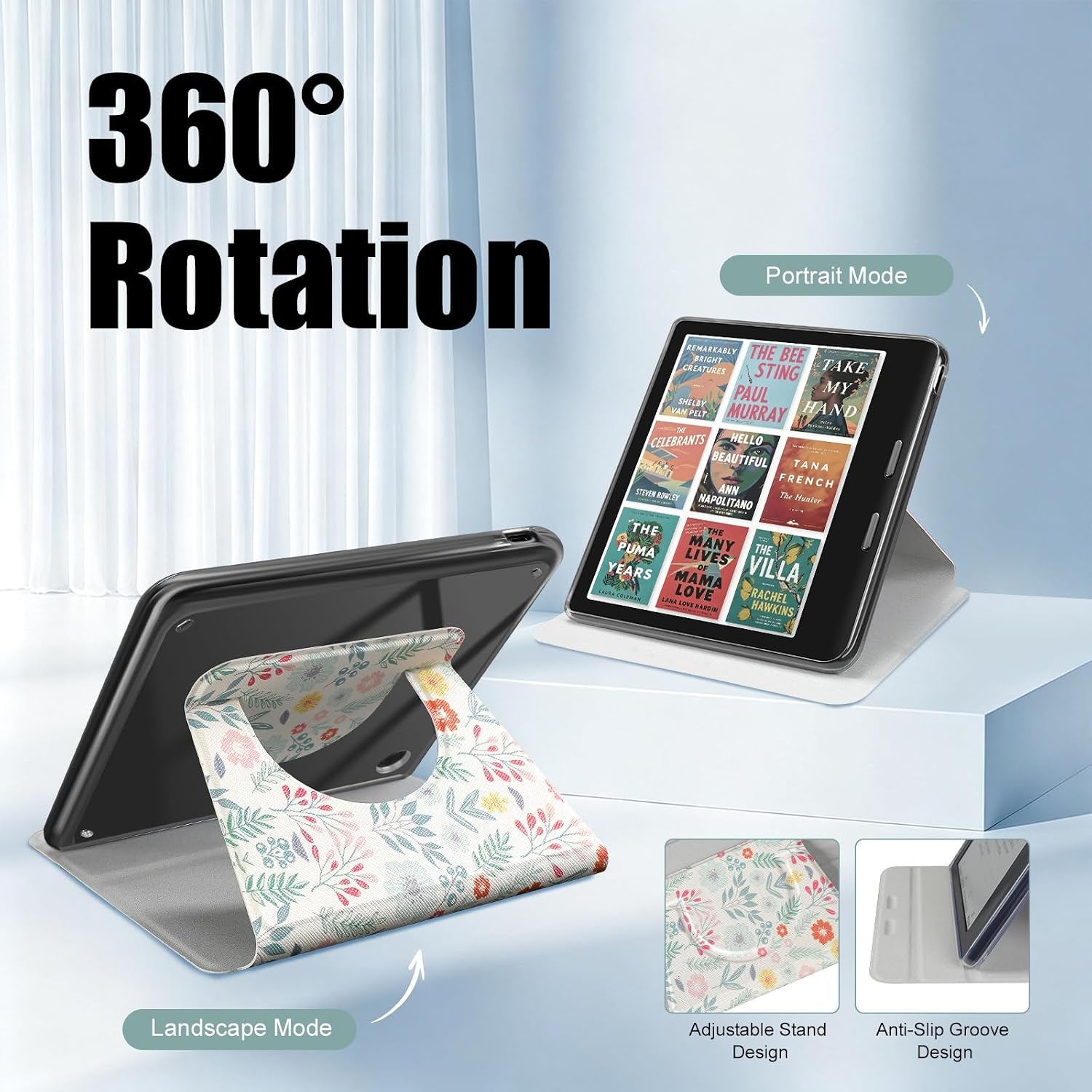ESTUCHE ROTATORIO PARA KOBO LIBRA 7' Y TOLINO VISION 7' E NET-CASE - 4