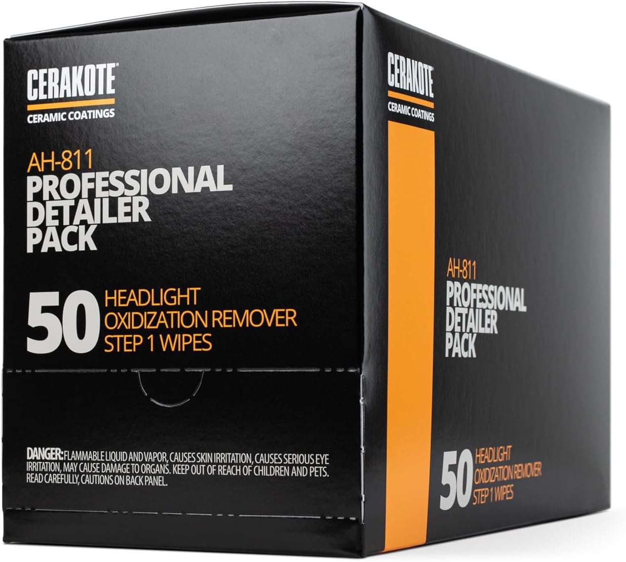 RESTAURADOR DE FAROS CERAKOTE CERAMIC STEP 1 PACK 50 TOALLITAS - 1