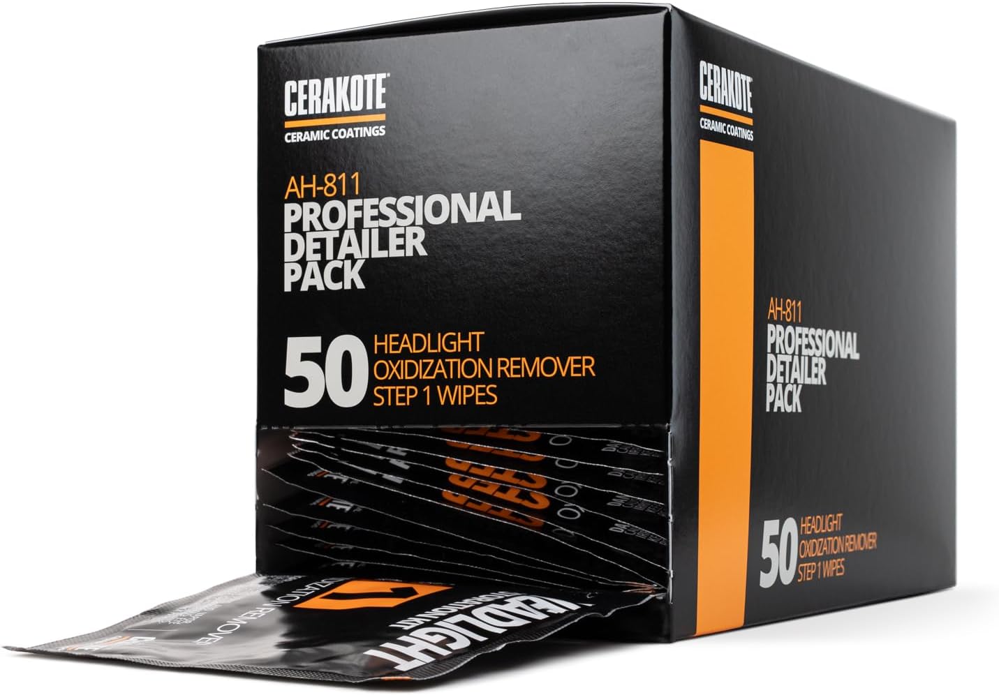 RESTAURADOR DE FAROS CERAKOTE CERAMIC STEP 1 PACK 50 TOALLITAS - 2