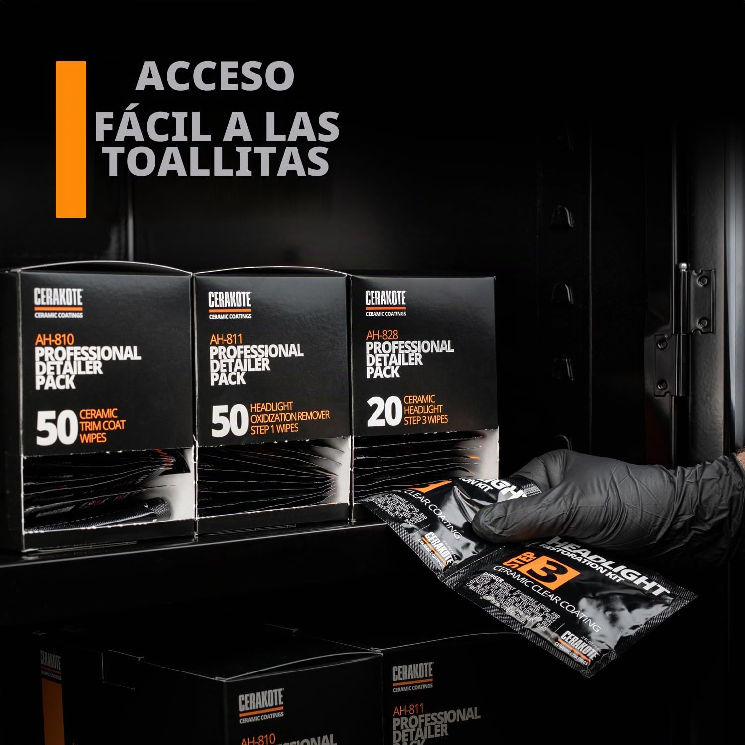 RESTAURADOR CERÁMICO PARA FAROS CERAKOTE PACK 20 TOALLITAS - 3