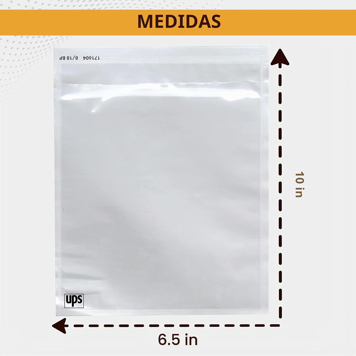 SOBRES PARA ETIQUETAS DE ENVÍO BUCK TAPE 6.5X10 PULGADAS 250 UNIDADES - 5