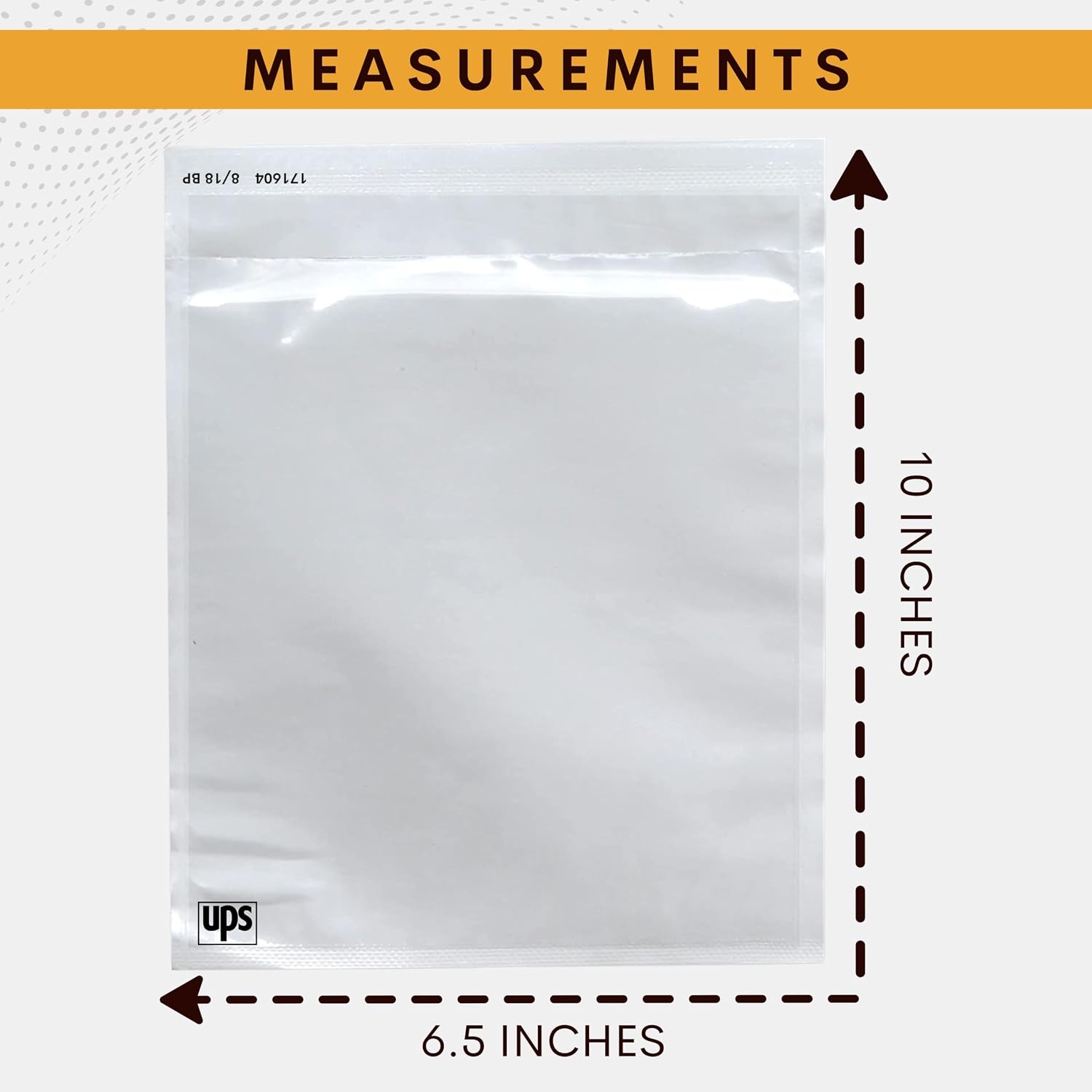 SOBRES PARA ETIQUETAS DE ENVÍO BUCK TAPE 6.5X10 PULGADAS PAQUETE 100 UNIDADES - 5