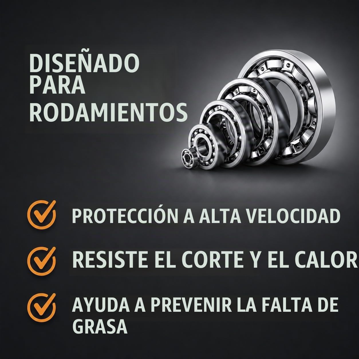 GRASA PARA RODAMIENTOS DE RUEDA TRIAX SPHERON ALTA TEMPERATURA 14 OZ TUBO - 3