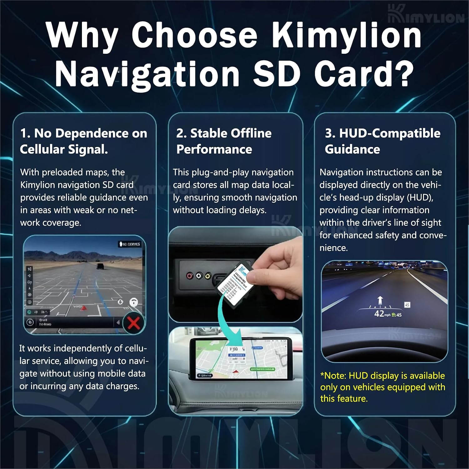 TARJETA SD DE NAVEGACIÓN KIMYLION PARA MAZDA 2024-2026 CON MAPAS USA/CANADÁ/MÉXICO - 3