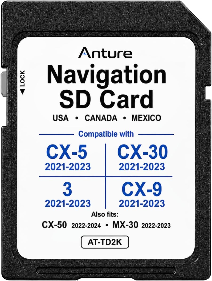TARJETA SD DE NAVEGACIÓN GPS ANTURE 2026 PARA MAZDA CX-5 CX-30 CX-9 Y MAZDA3 2021-2023 - 1