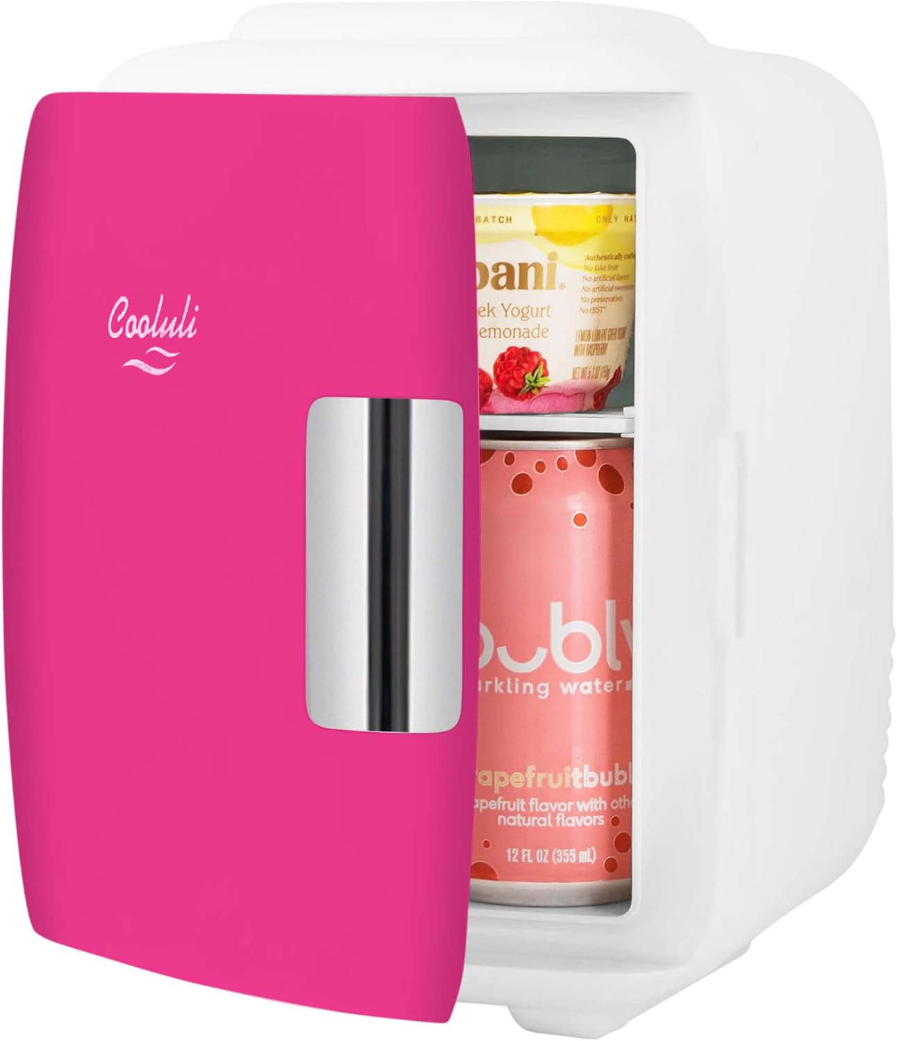 REFRIGERADORA PORTÁTIL COOLULI SKINCARE MINI FRIDGE 4L FUCSIA - 2