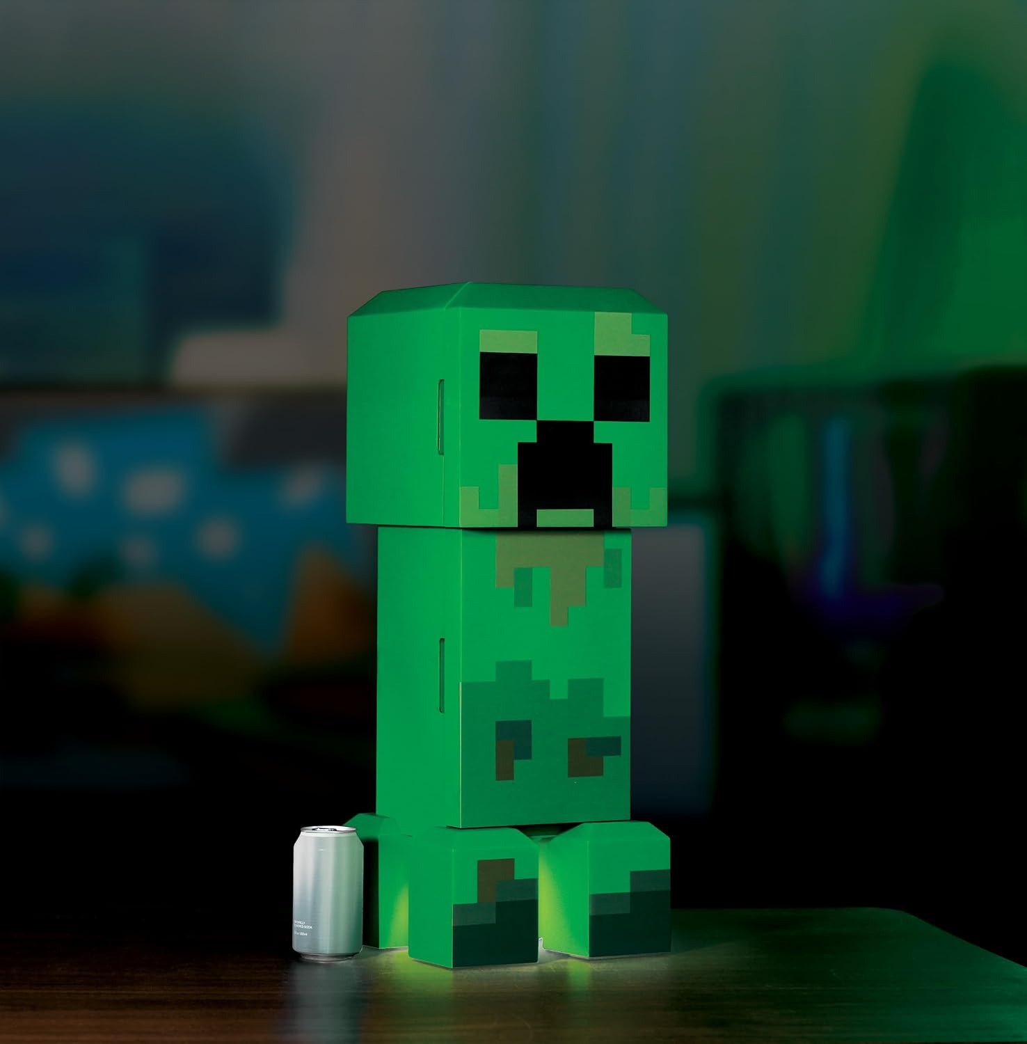 REFRIGERADORA MINI UKONIC MINECRAFT LEGENDS CREEPER 8L 12 LATAS - 5