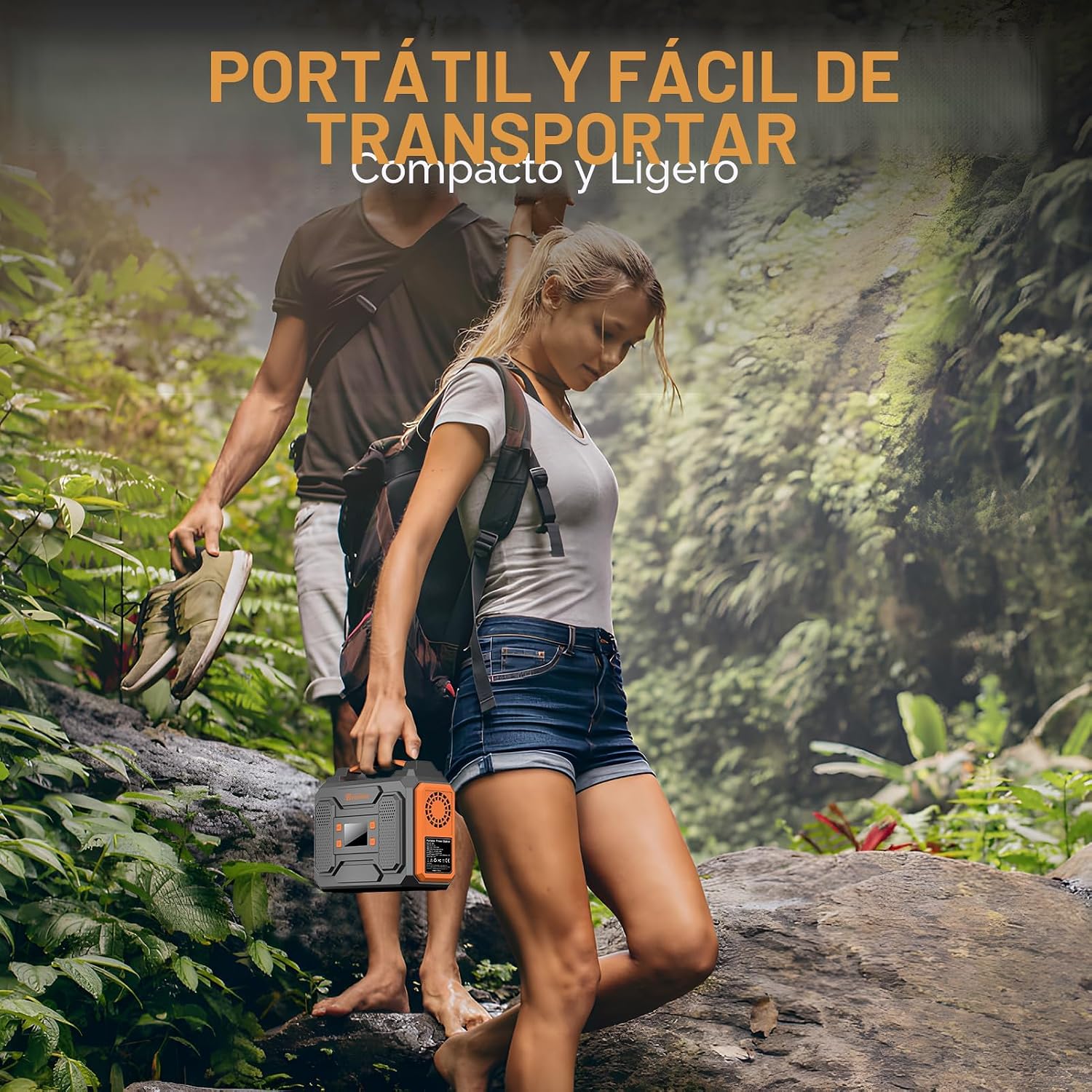 GENERADOR ELÉCTRICO PORTÁTIL ZEROKOR 300W 280WH SIN PANEL SOLAR - 2