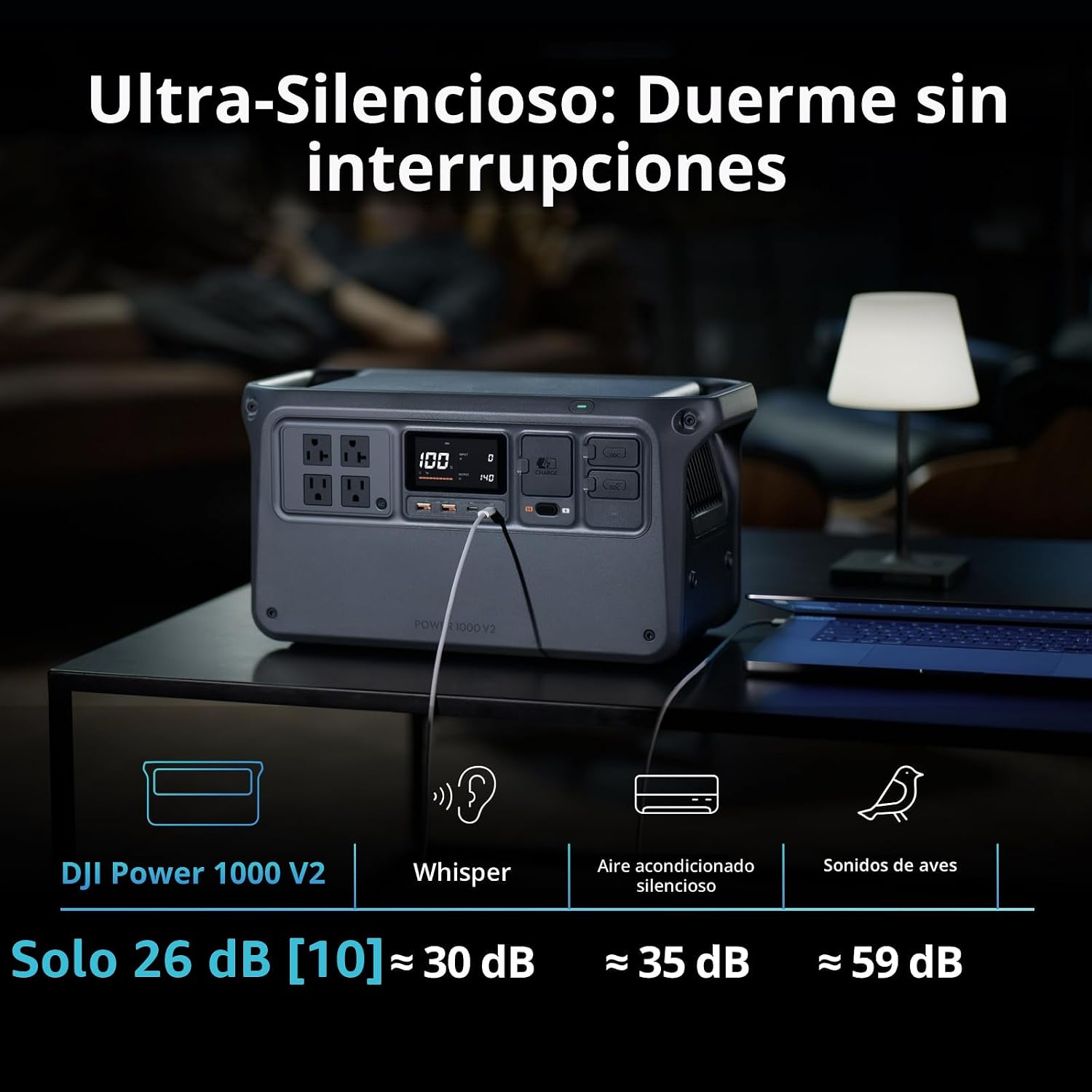 GENERADOR ELÉCTRICO PORTÁTIL DJI POWER 2000 2048WH LFP - 5