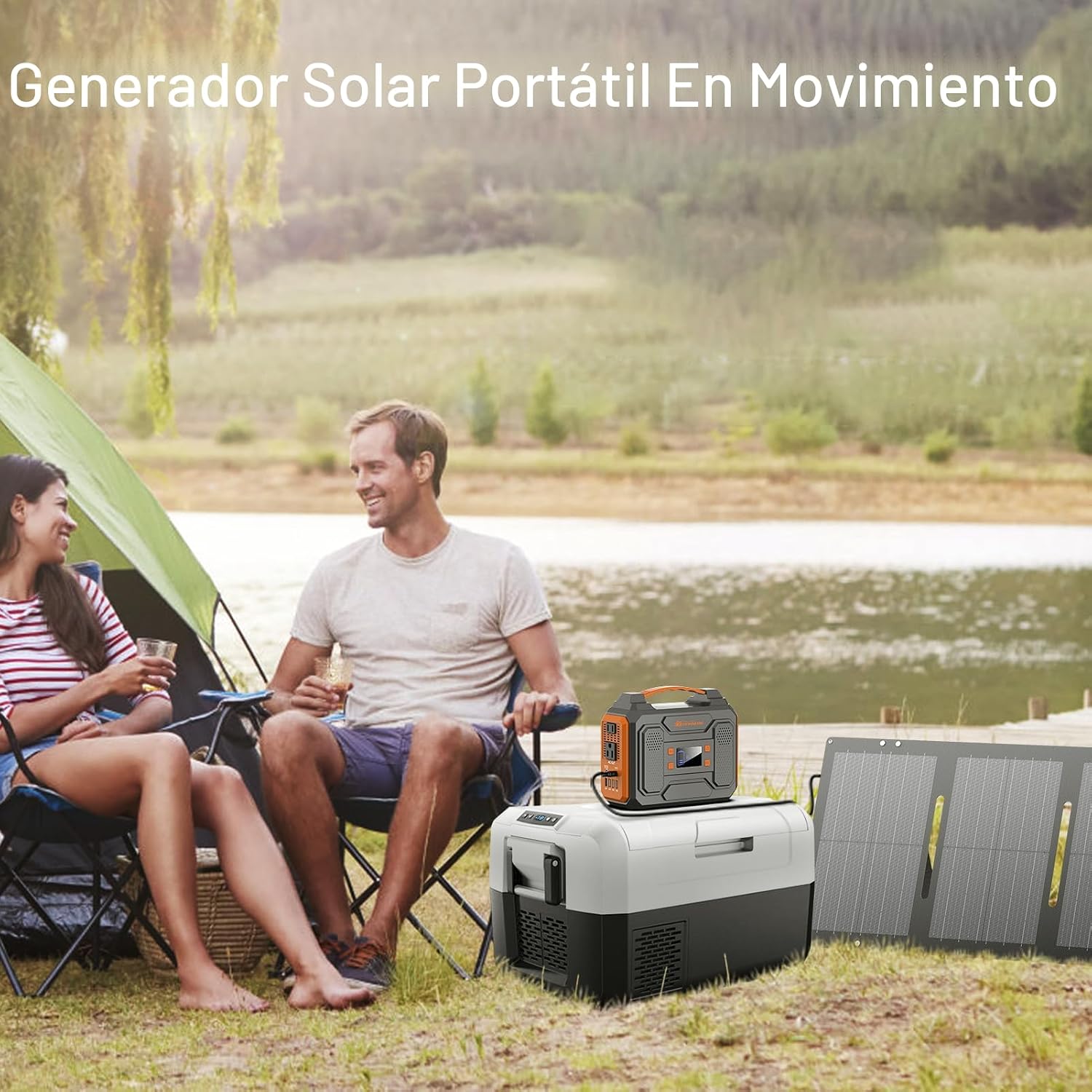 GENERADOR SOLAR PORTÁTIL ZEROKOR 300W CON PANEL SOLAR 60W - 2