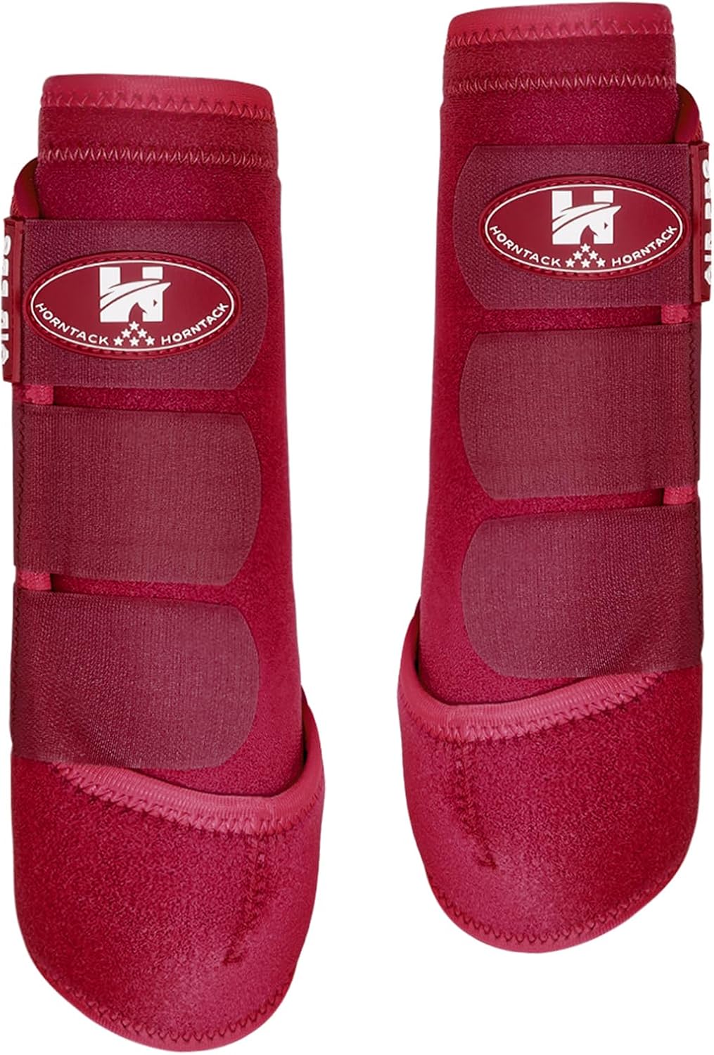 BOTAS SPLINT PARA CABALLO HORNTACK ROJO CARMESÍ GRANDE - 1