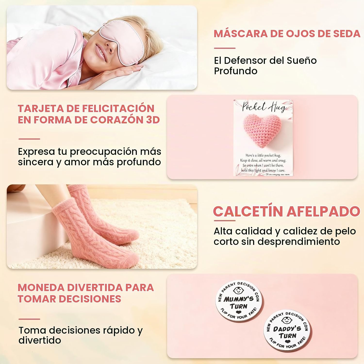 KIT DE MATERNIDAD YHRJWN 10 PIEZAS CUIDADO PARA MAMÁ NUEVA - 4